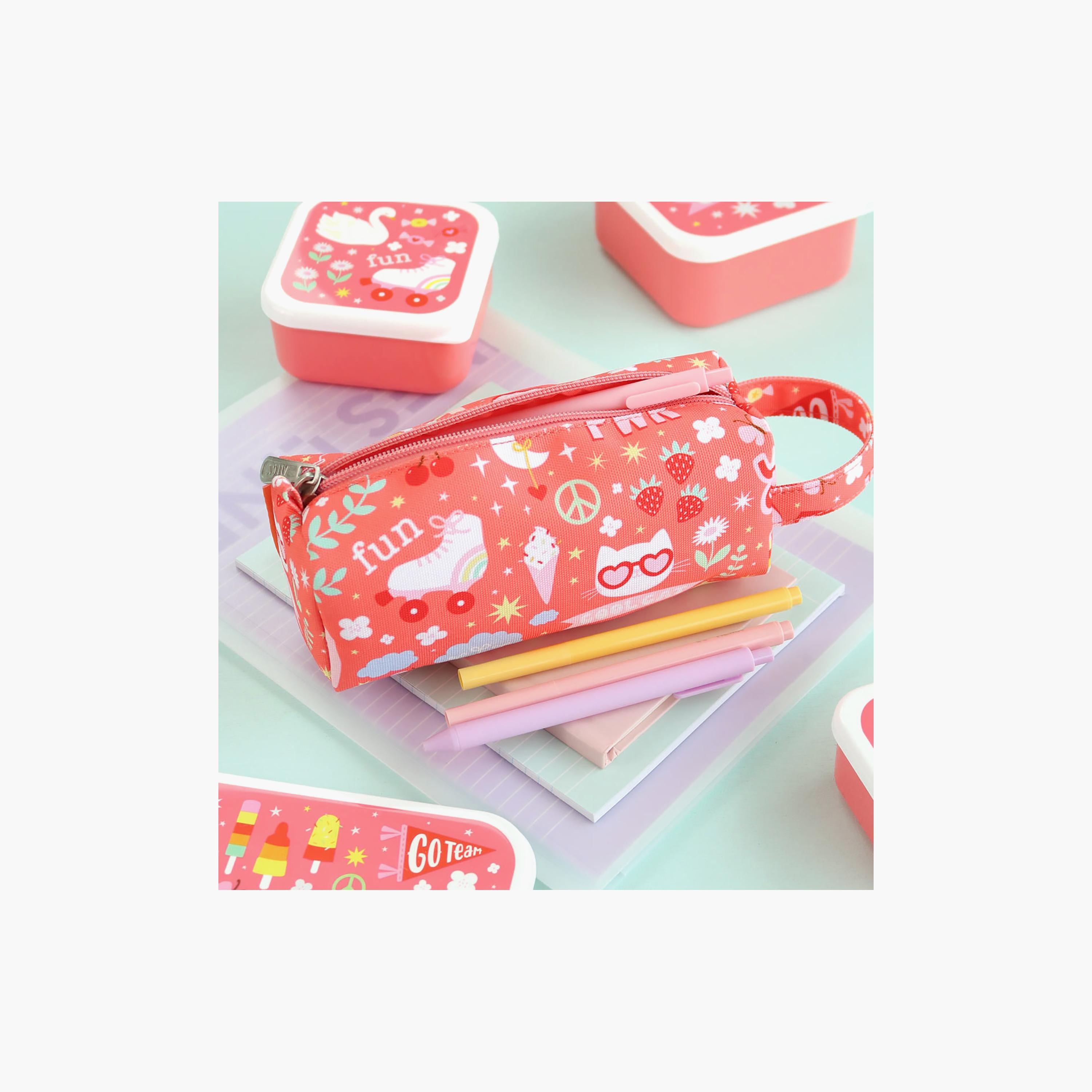 A Little Lovely Company Fun Pencil Case with Carry Strap - Polyester-school-stationery-pencilcases-image-4