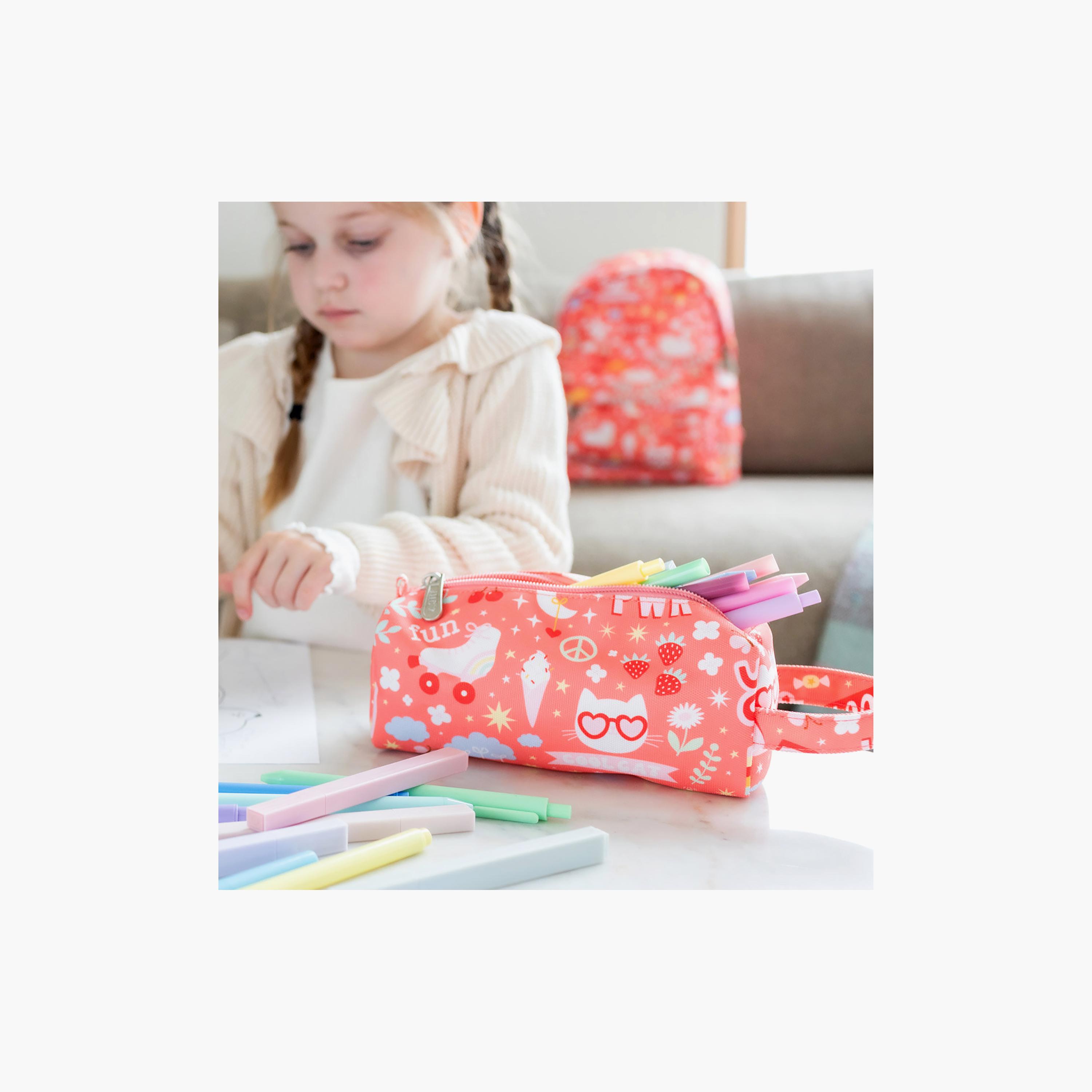 A Little Lovely Company Fun Pencil Case with Carry Strap - Polyester-school-stationery-pencilcases-image-7