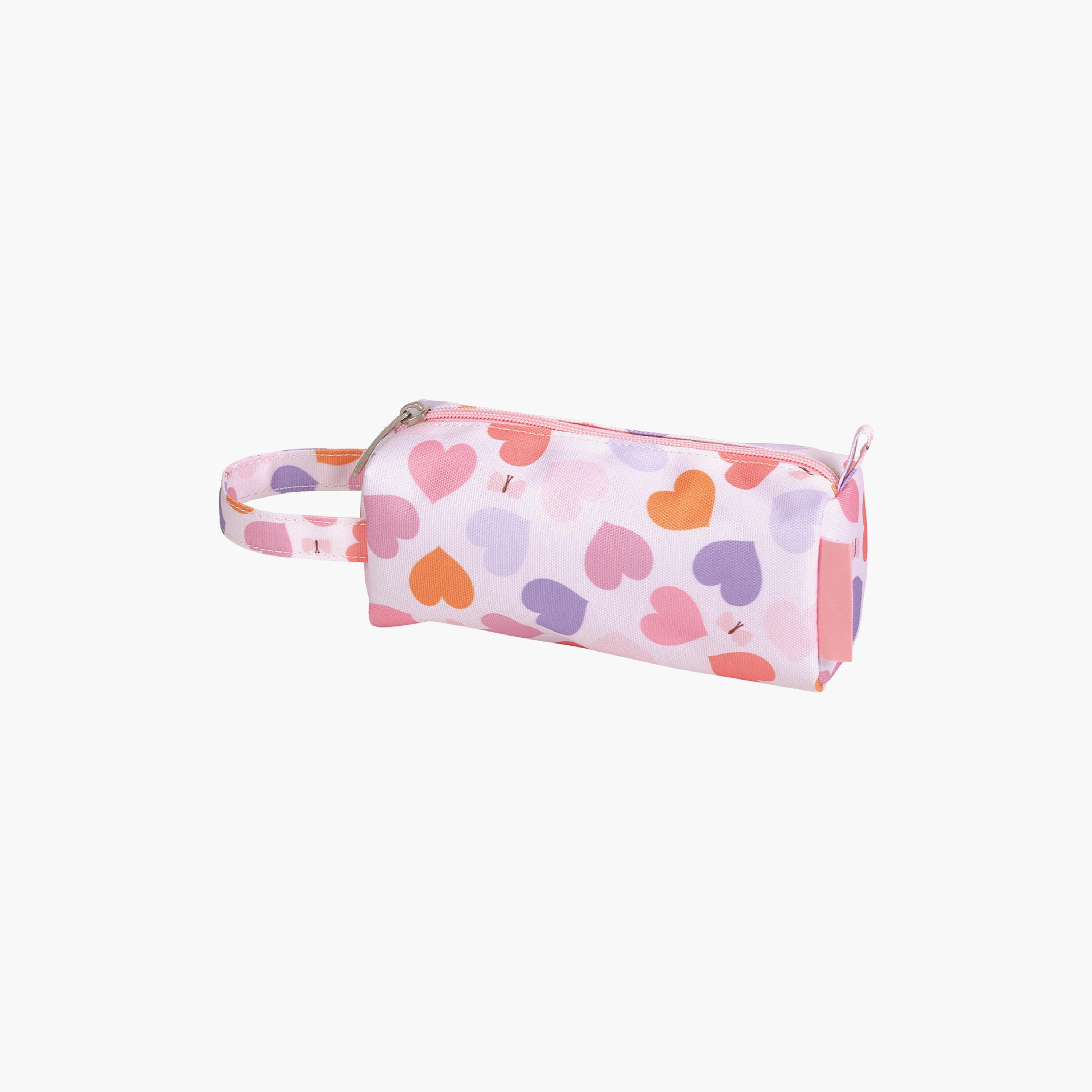 A Little Lovely Company Hearts Pencil Case with Carry Strap - Polyester-school-stationery-pencilcases-image-3