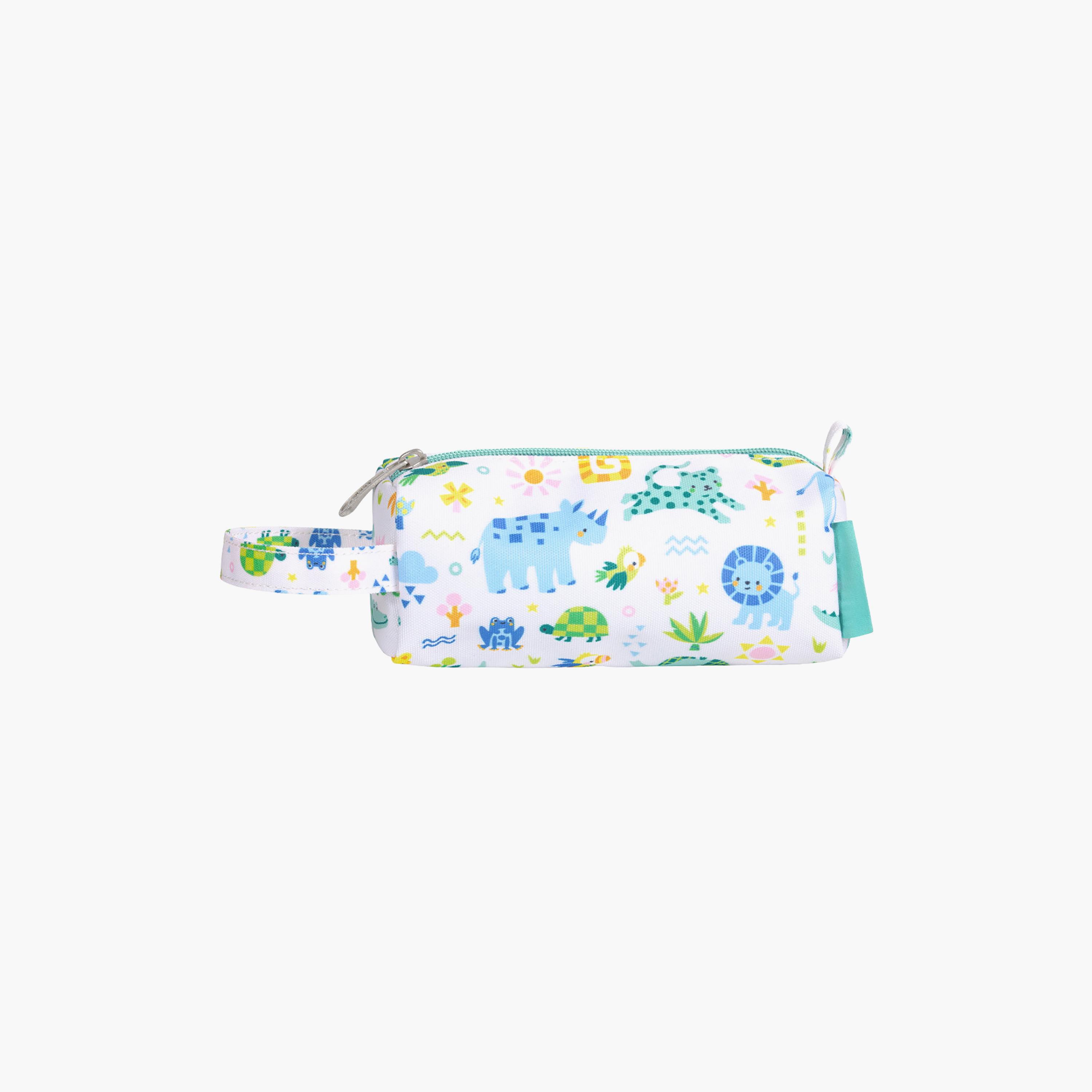 A Little Lovely Company Jungle Pencil Case with Carry Strap - Polyester-school-stationery-pencilcases-image-1