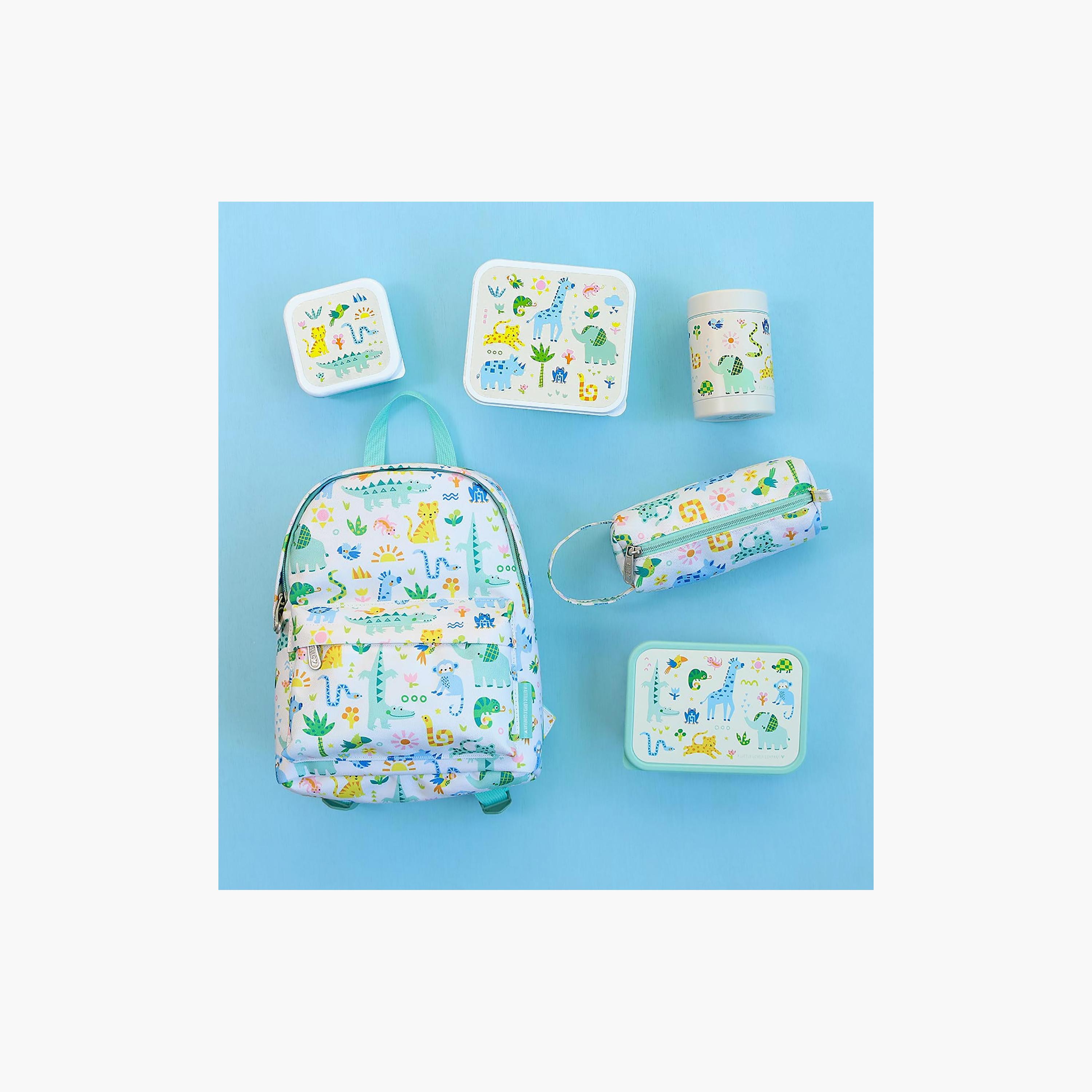 A Little Lovely Company Jungle Pencil Case with Carry Strap - Polyester-school-stationery-pencilcases-image-5
