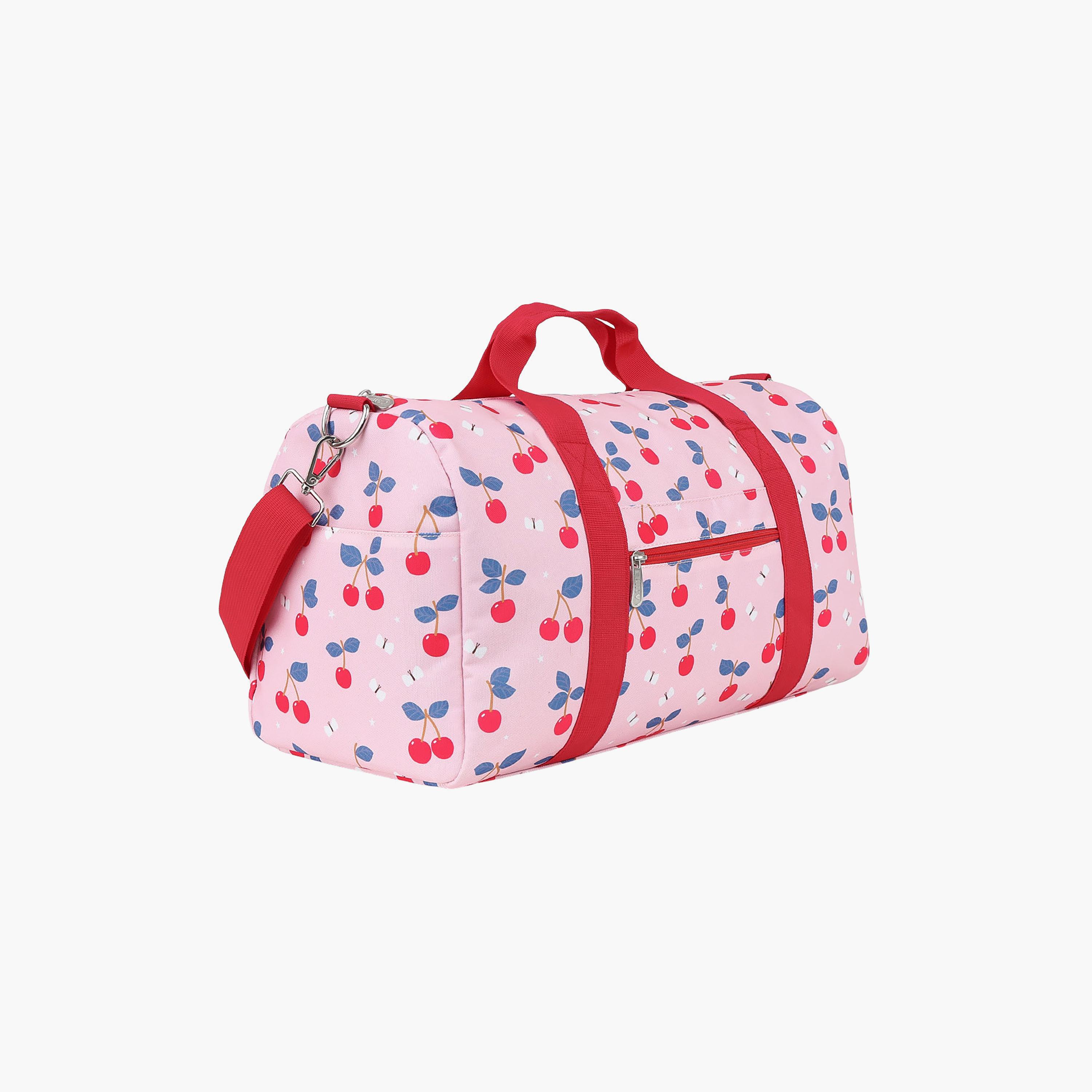 A Little Lovely Company Cherries Travel Bag with Dual Handles - 26 L-baby-gear-travelaccessories-image-2
