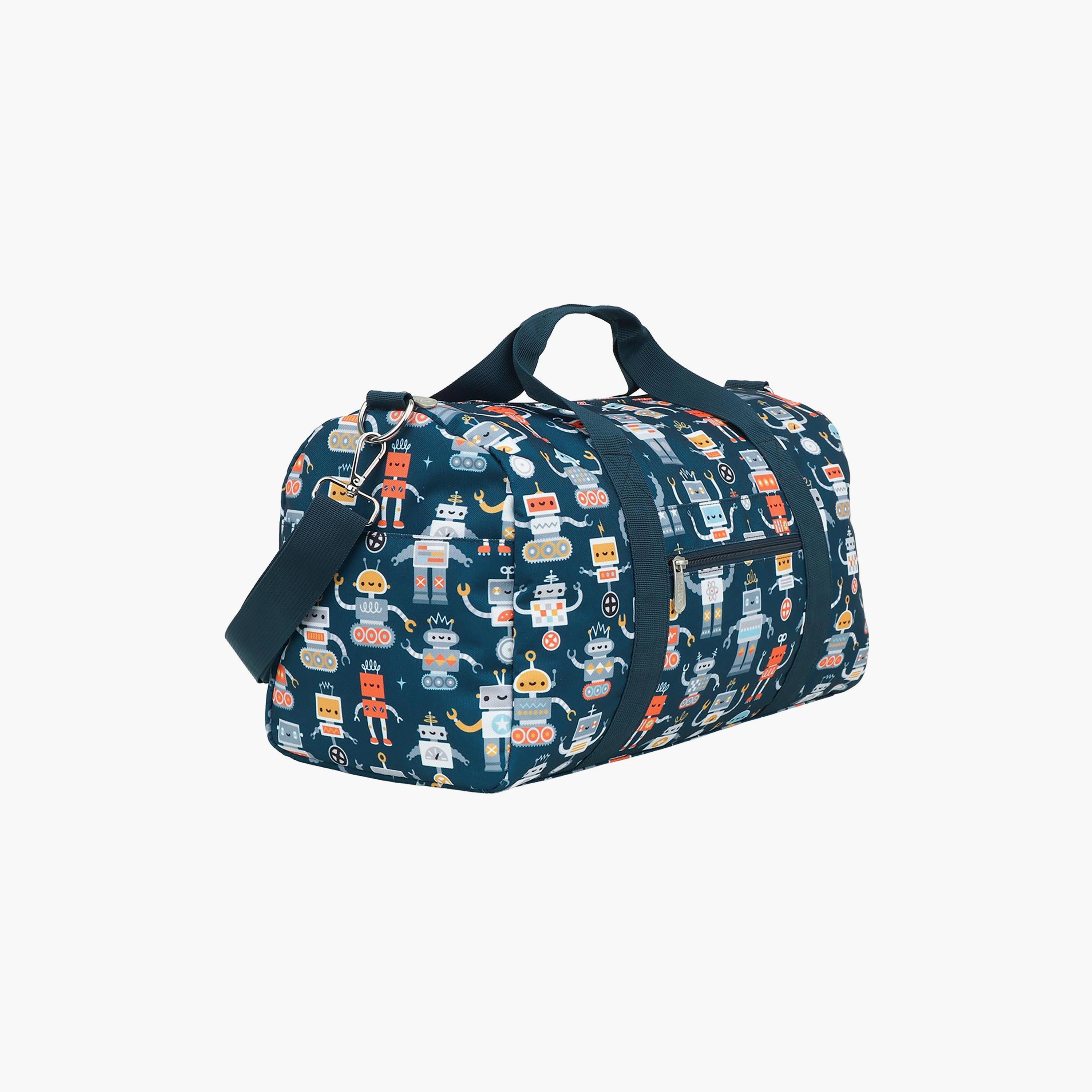 A Little Lovely Company Robots Travel Bag with Dual Handles - 26 L-baby-gear-travelaccessories-image-1