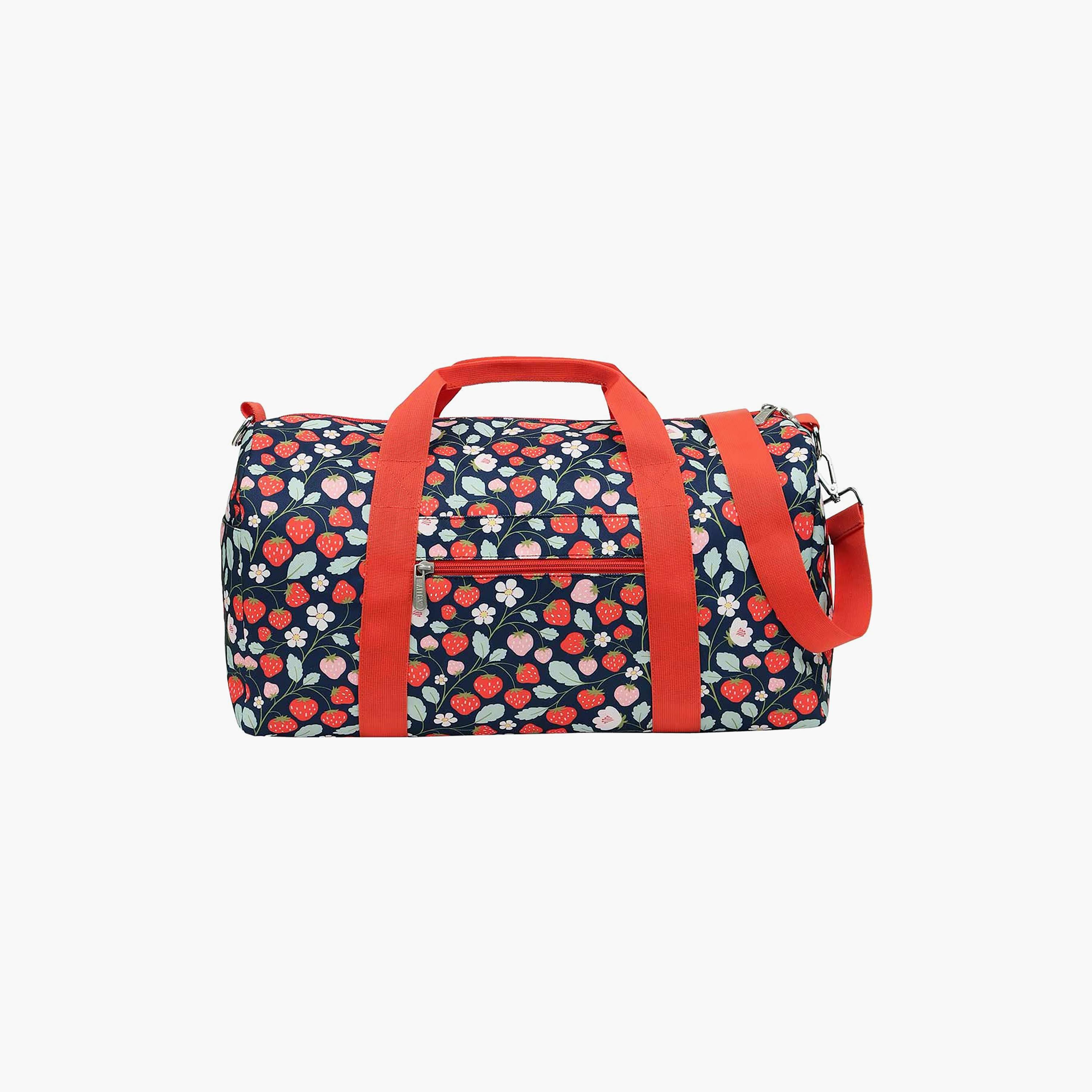 A Little Lovely Company Strawberries Travel Bag with Dual Handles - 26 L-baby-gear-travelaccessories-image-1