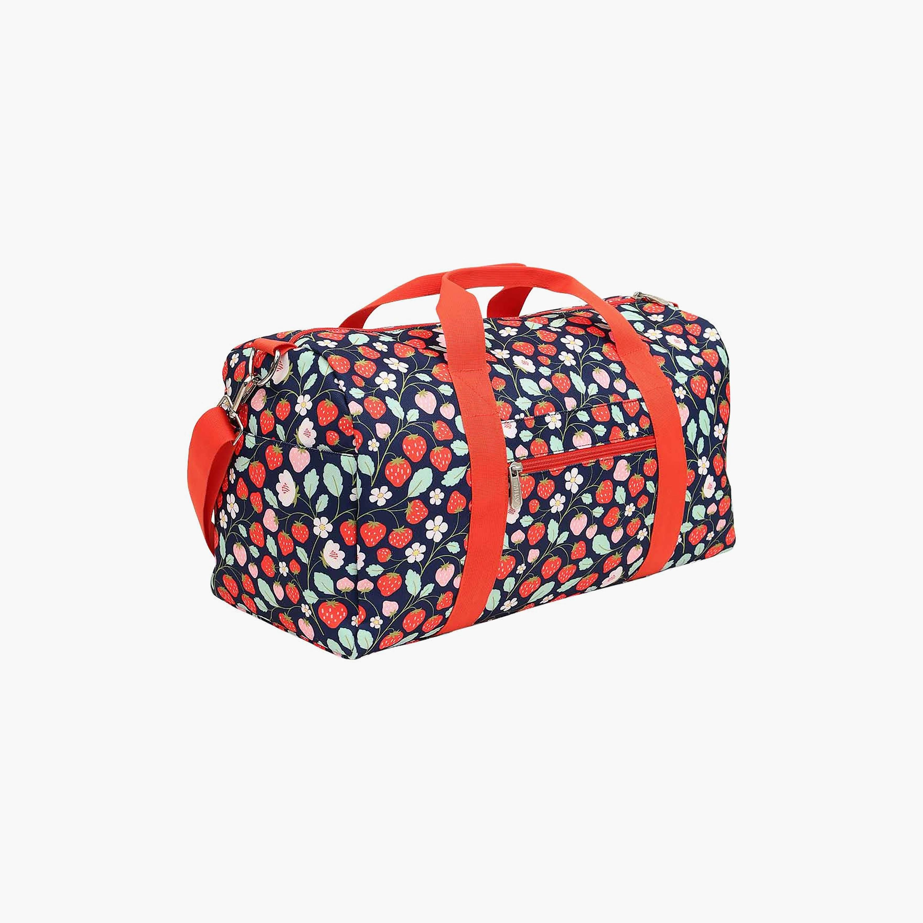 A Little Lovely Company Strawberries Travel Bag with Dual Handles - 26 L-baby-gear-travelaccessories-image-2