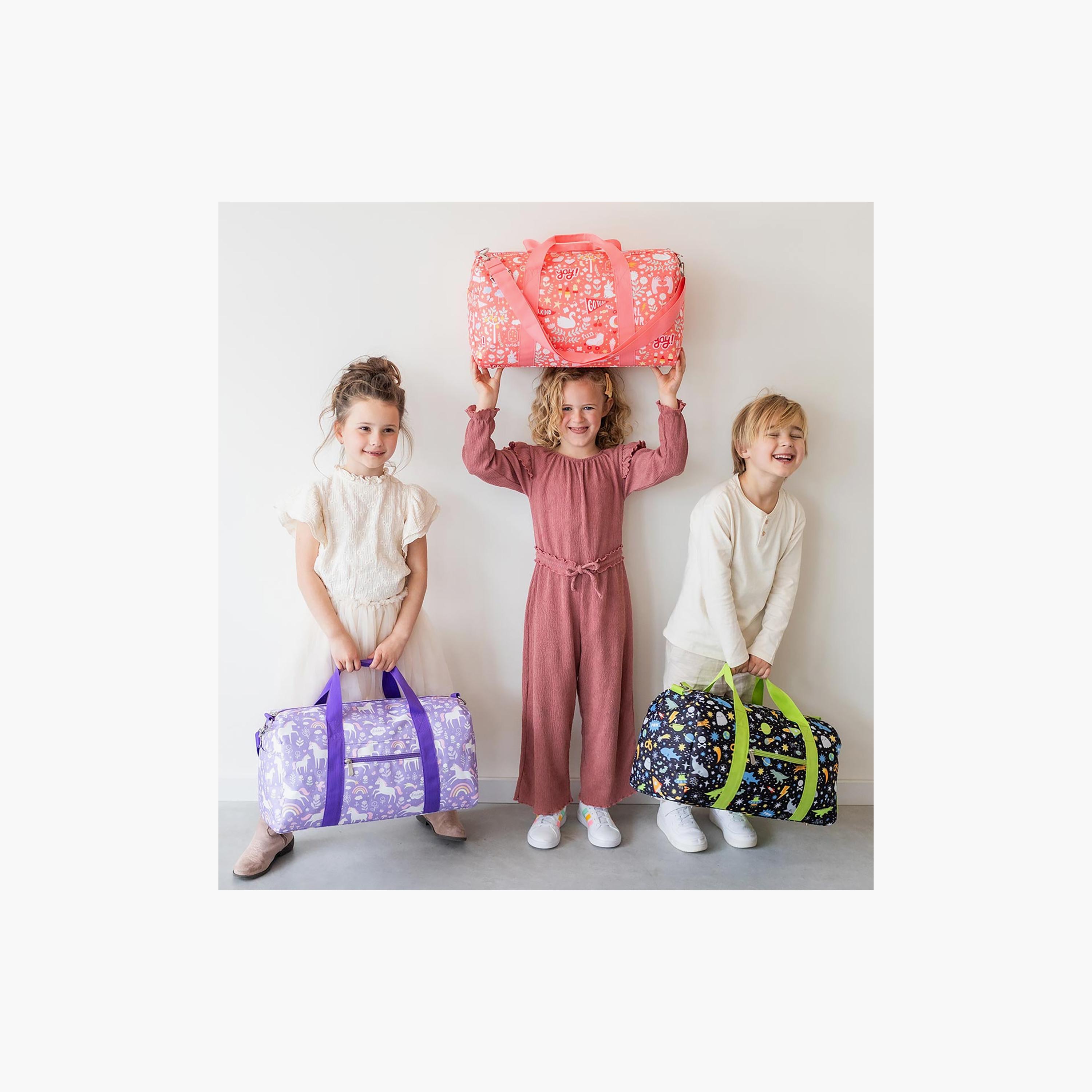 A Little Lovely Company Unicorn Dreams Travel Bag with Dual Handles - 26 L-baby-gear-travelaccessories-image-10