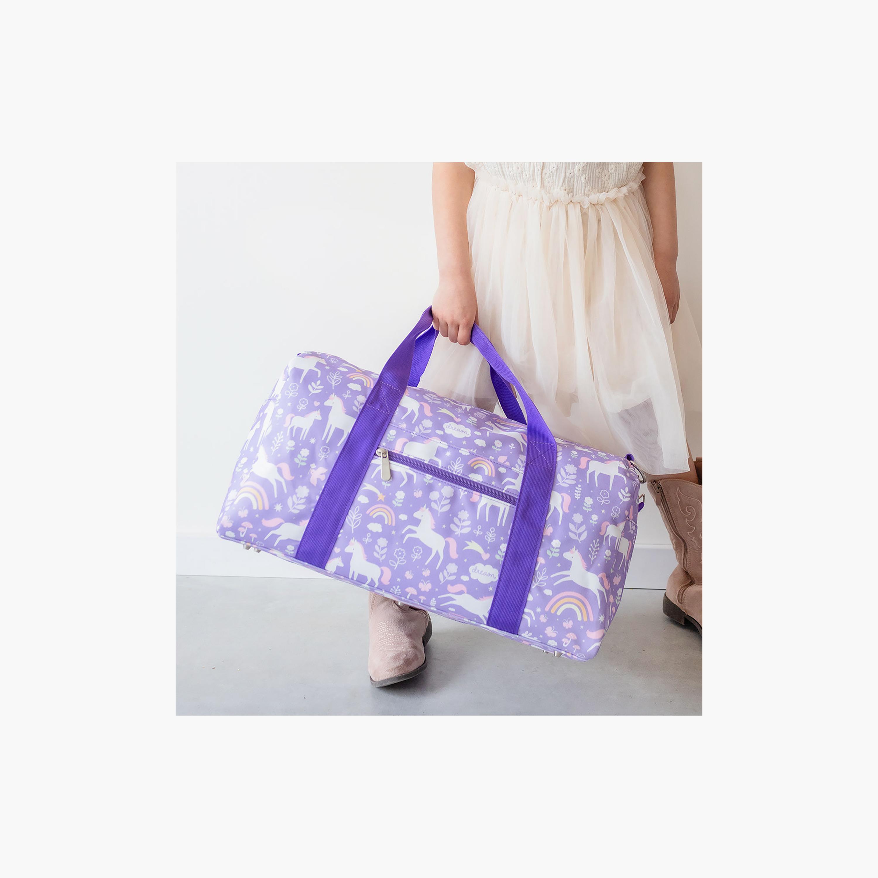 A Little Lovely Company Unicorn Dreams Travel Bag with Dual Handles - 26 L-baby-gear-travelaccessories-image-2