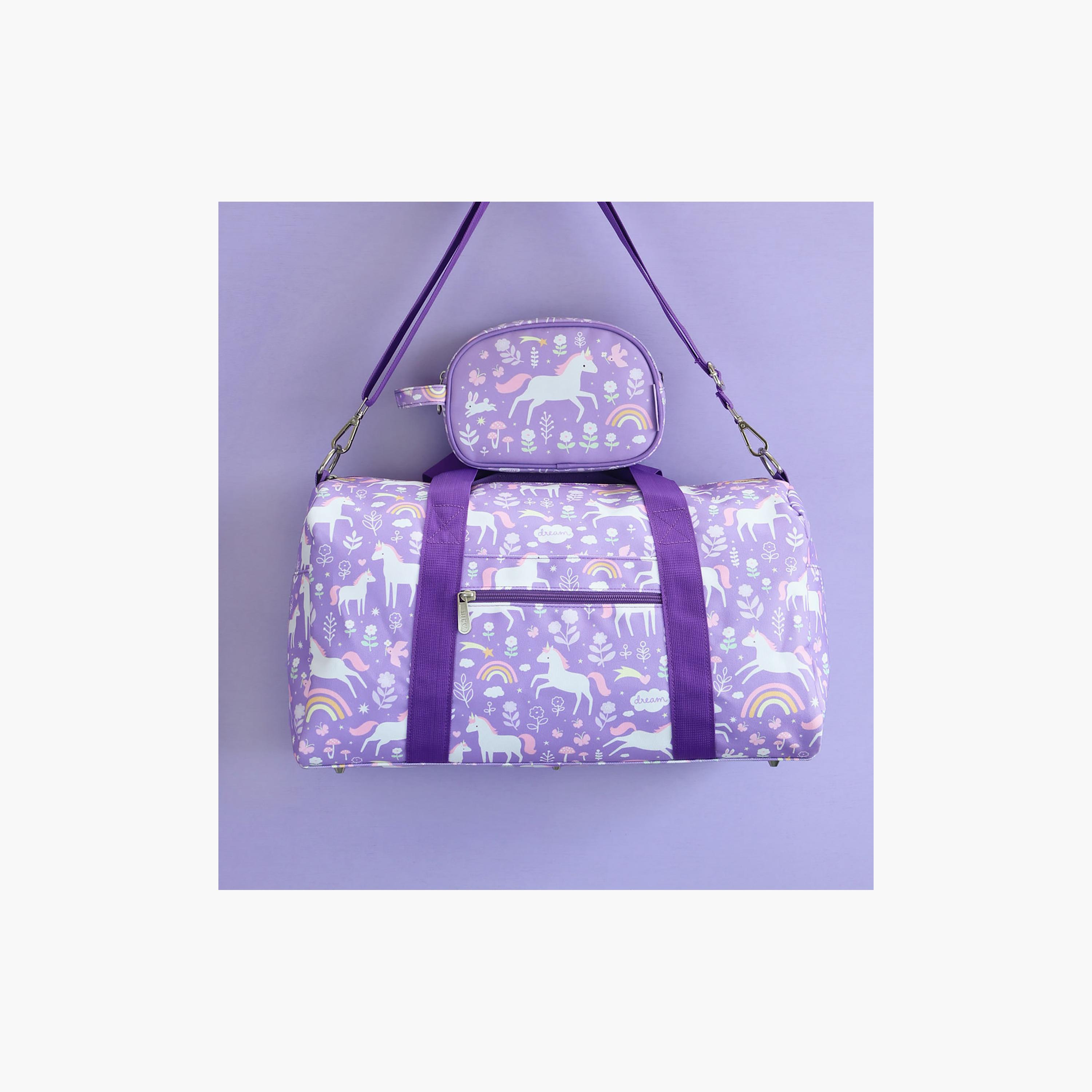 A Little Lovely Company Unicorn Dreams Travel Bag with Dual Handles - 26 L-baby-gear-travelaccessories-image-6