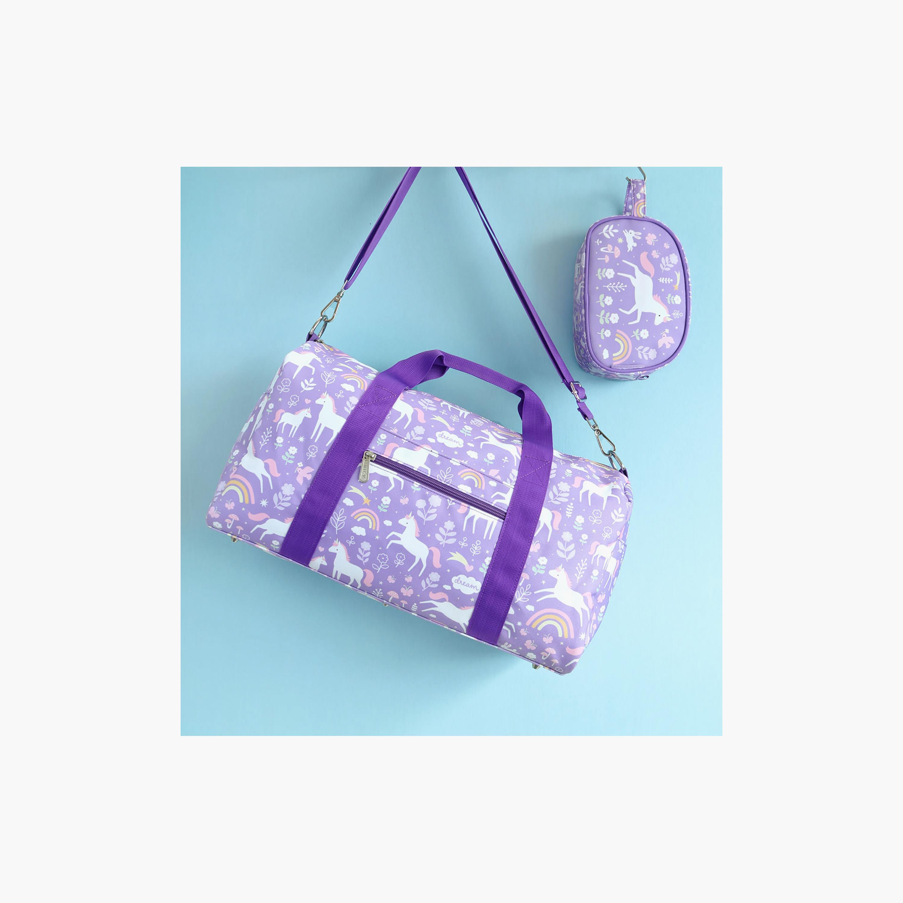 A Little Lovely Company Unicorn Dreams Travel Bag with Dual Handles - 26 L-baby-gear-travelaccessories-image-7