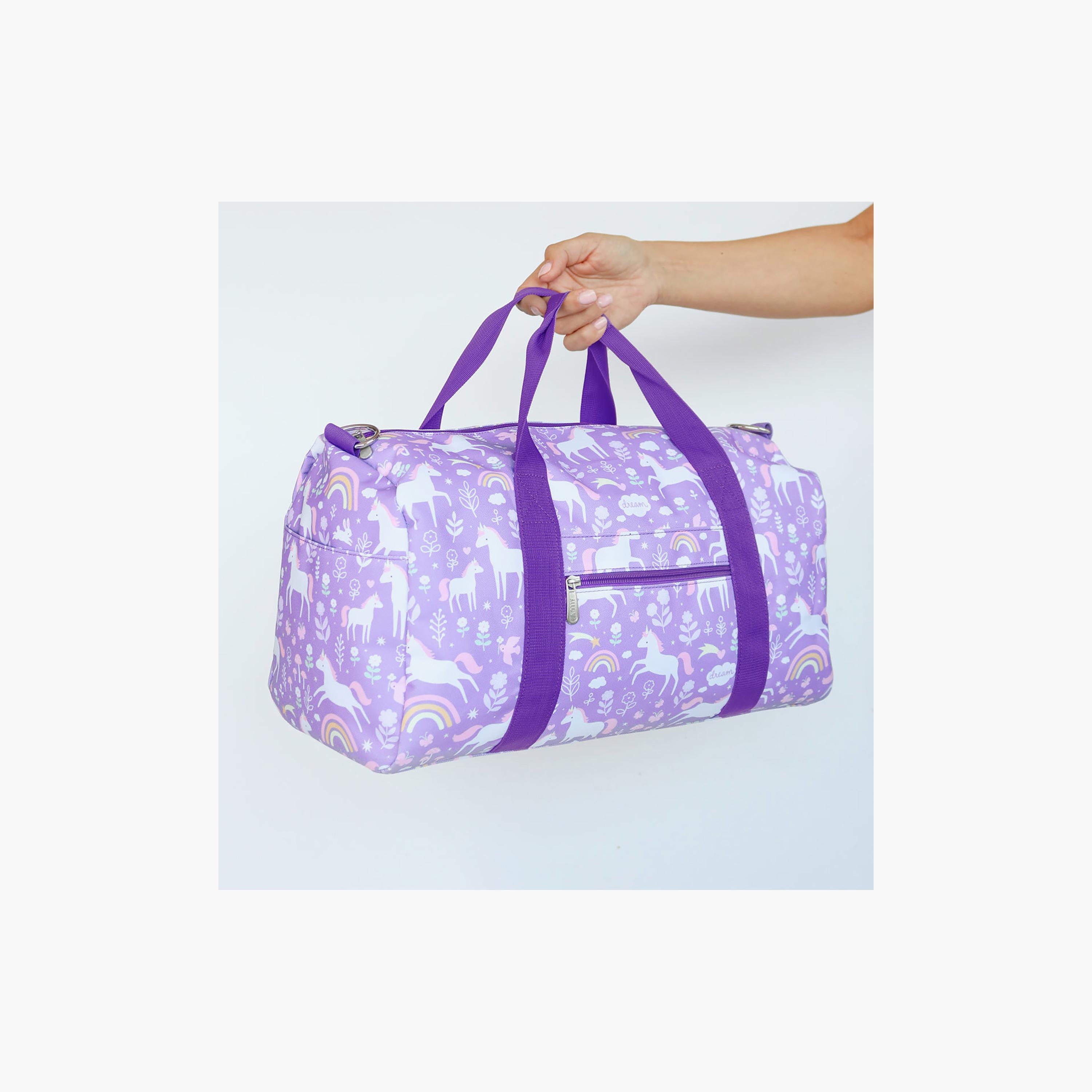 A Little Lovely Company Unicorn Dreams Travel Bag with Dual Handles - 26 L-baby-gear-travelaccessories-image-8