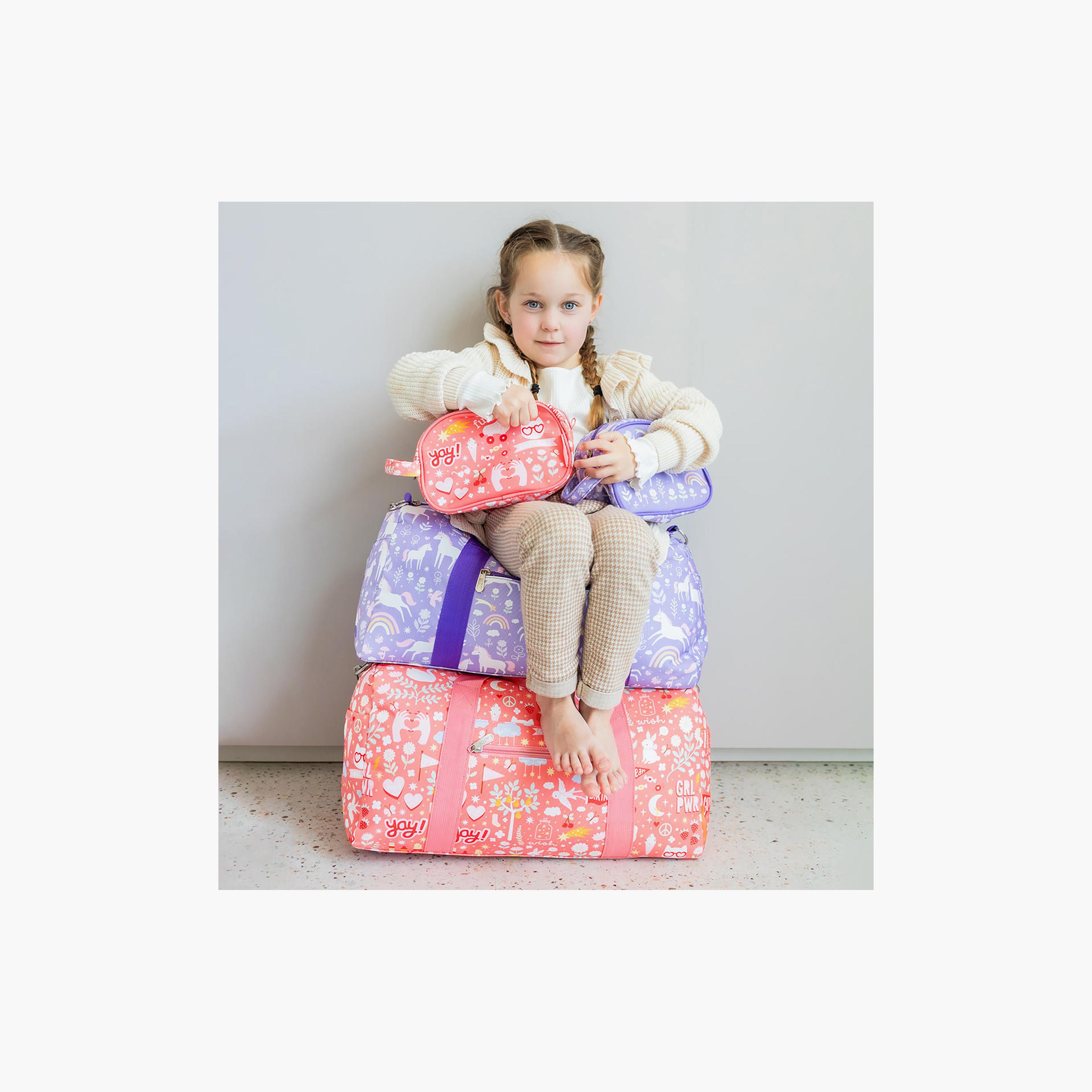 A Little Lovely Company Unicorn Dreams Travel Bag with Dual Handles - 26 L-baby-gear-travelaccessories-image-9