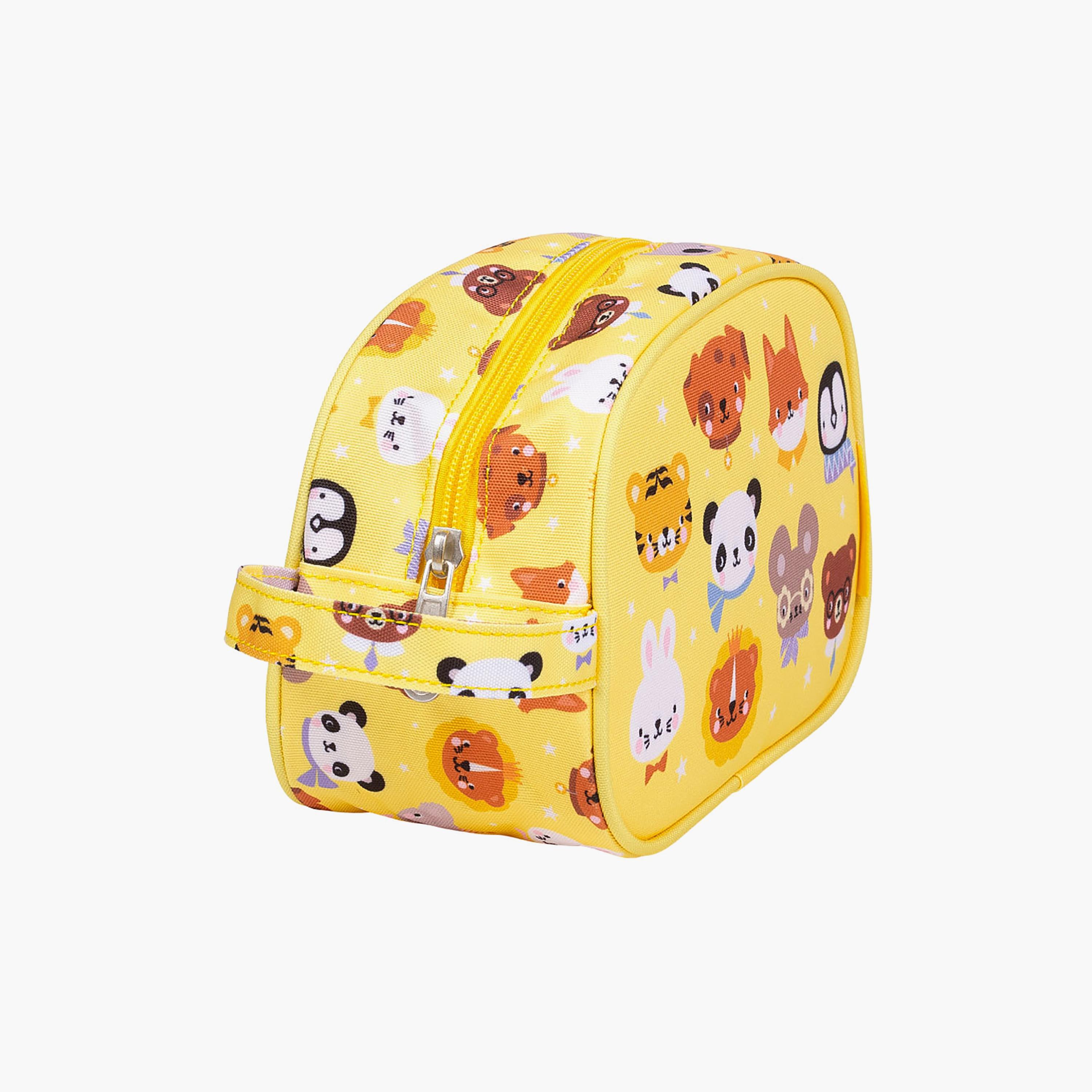 A Little Lovely Company Animal Friends Toiletry Bag with Carry Strap-girls-accessories-bags-image-4