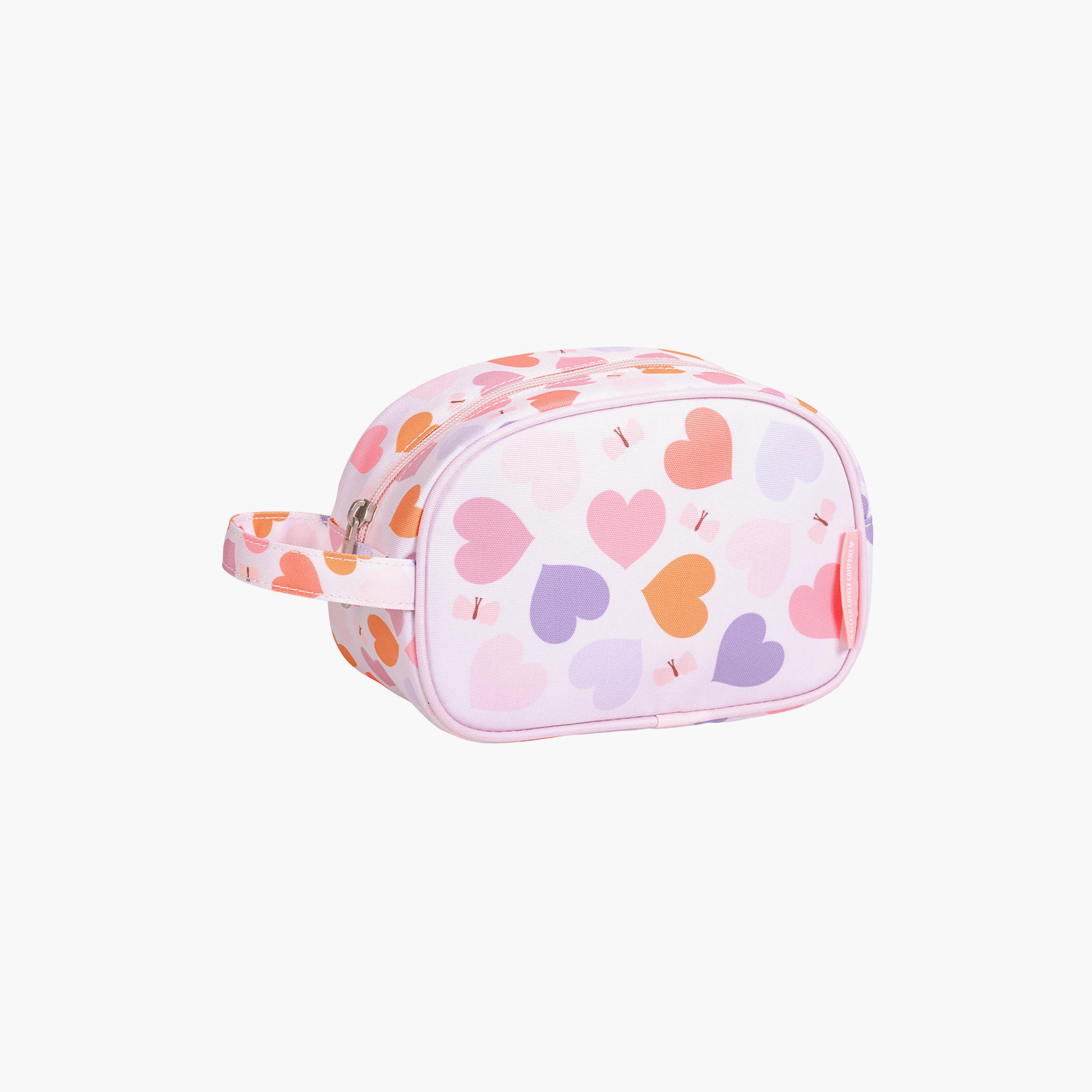 حقيبة أدوات تجميل مزينة بقلوب مع حزام من إيه ليتل لوفلي كومباني-girls-accessories-bags-image-2