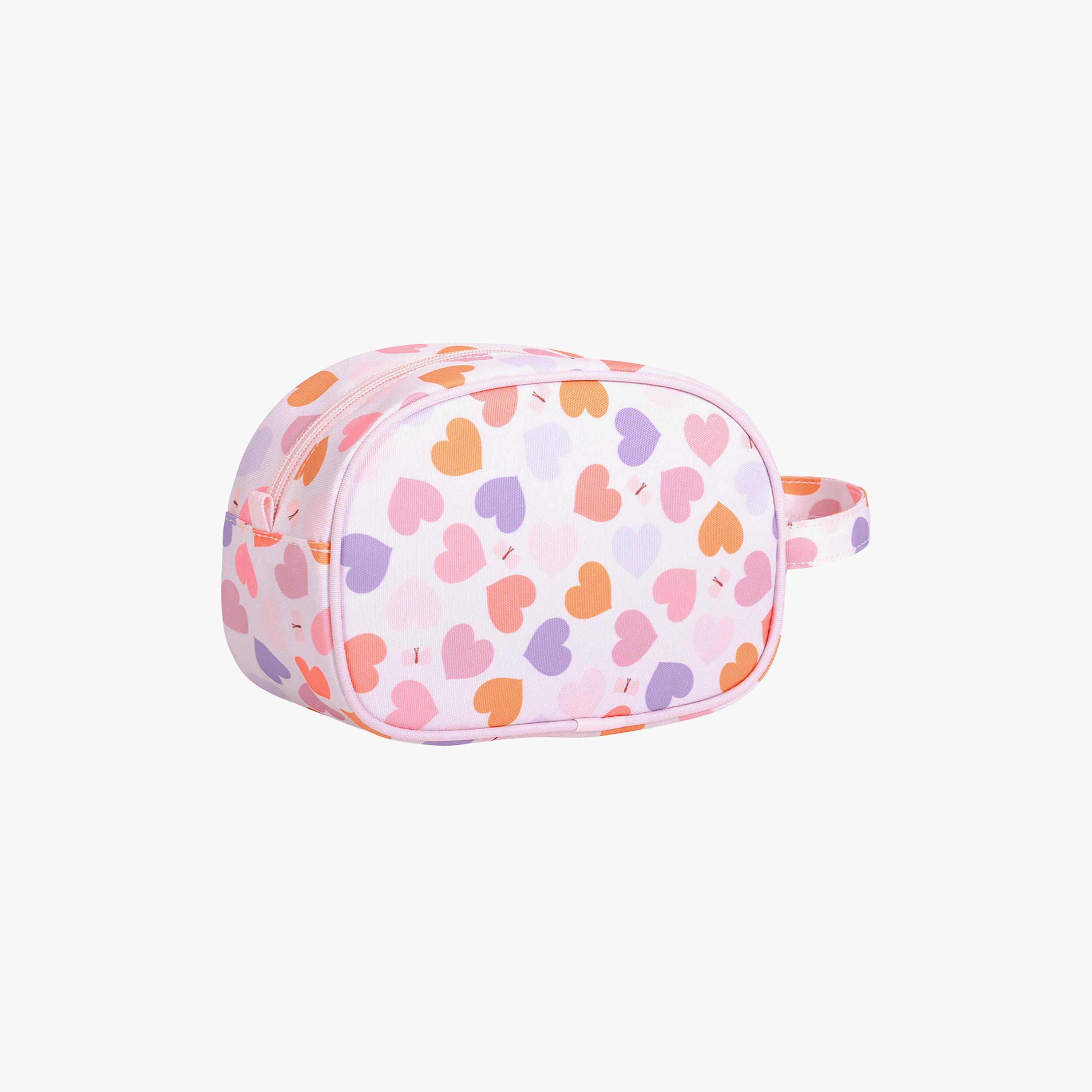 حقيبة أدوات تجميل مزينة بقلوب مع حزام من إيه ليتل لوفلي كومباني-girls-accessories-bags-image-3