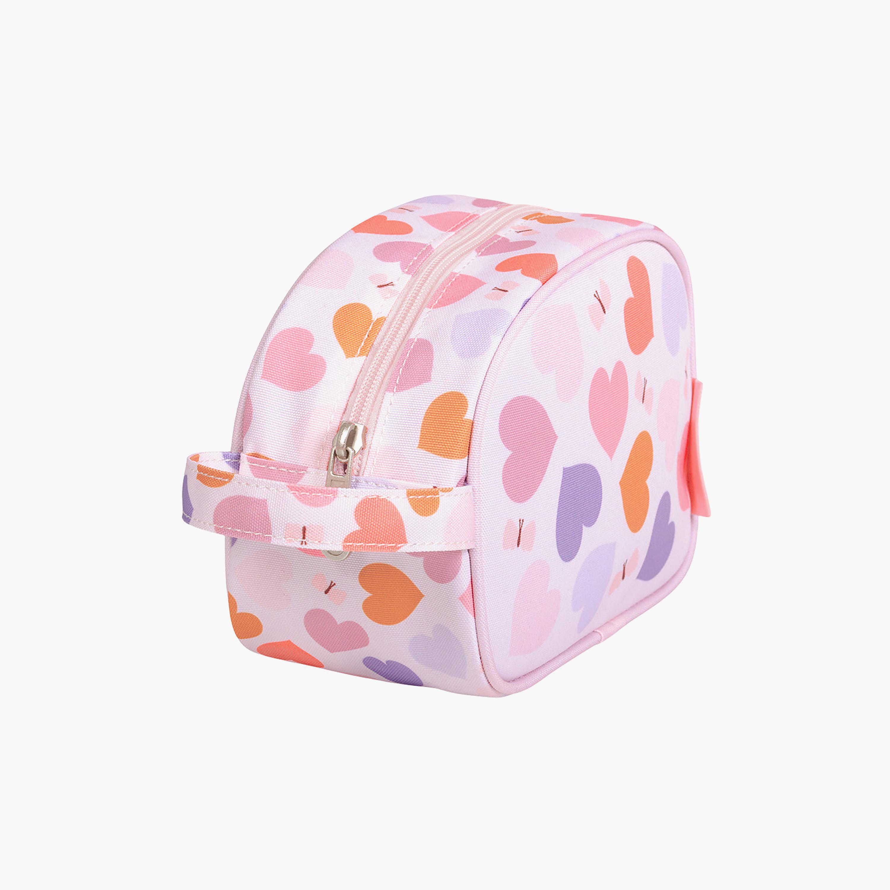 حقيبة أدوات تجميل مزينة بقلوب مع حزام من إيه ليتل لوفلي كومباني-girls-accessories-bags-image-4