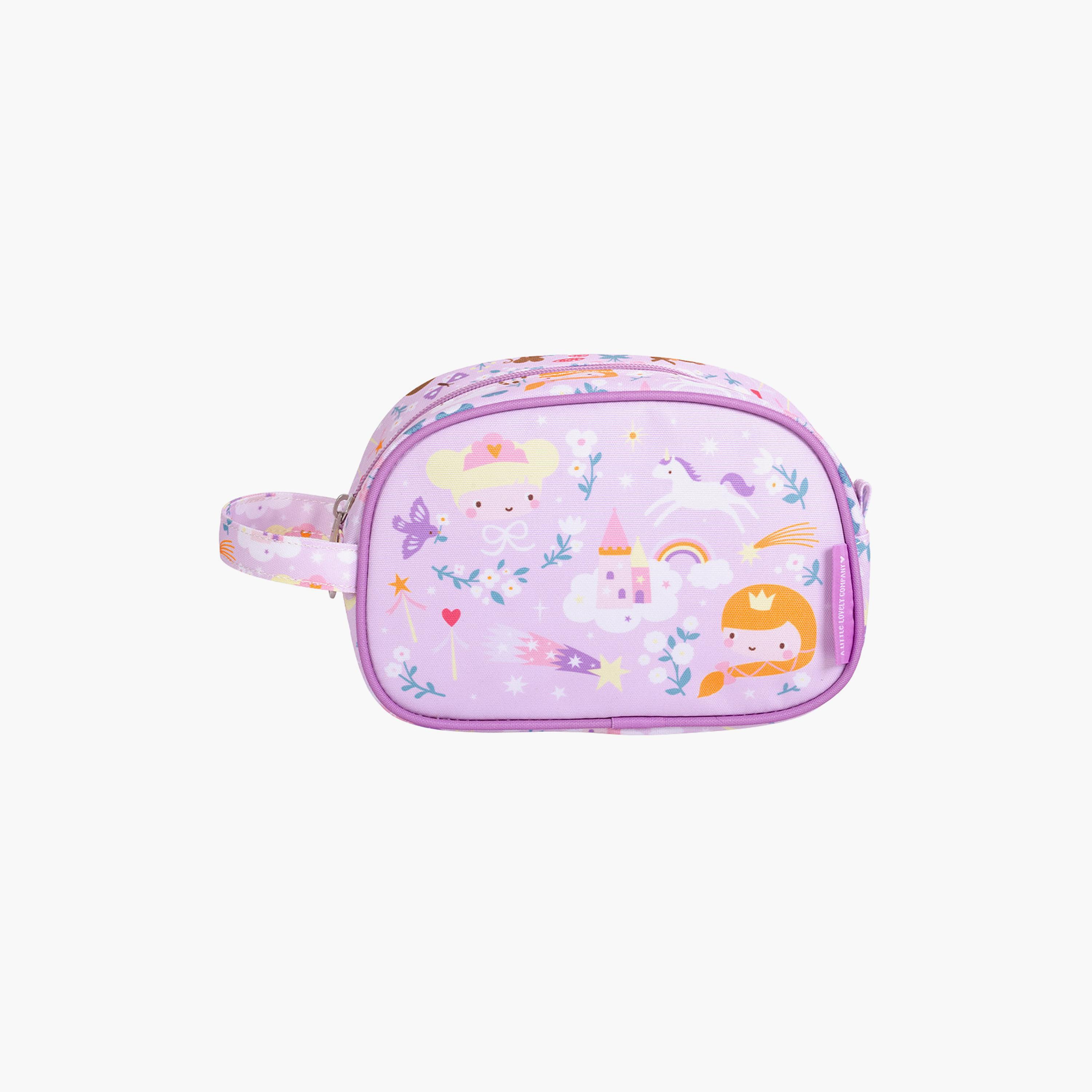 A Little Lovely Company Princesses Toiletry Bag with Strap-girls-accessories-bags-image-1