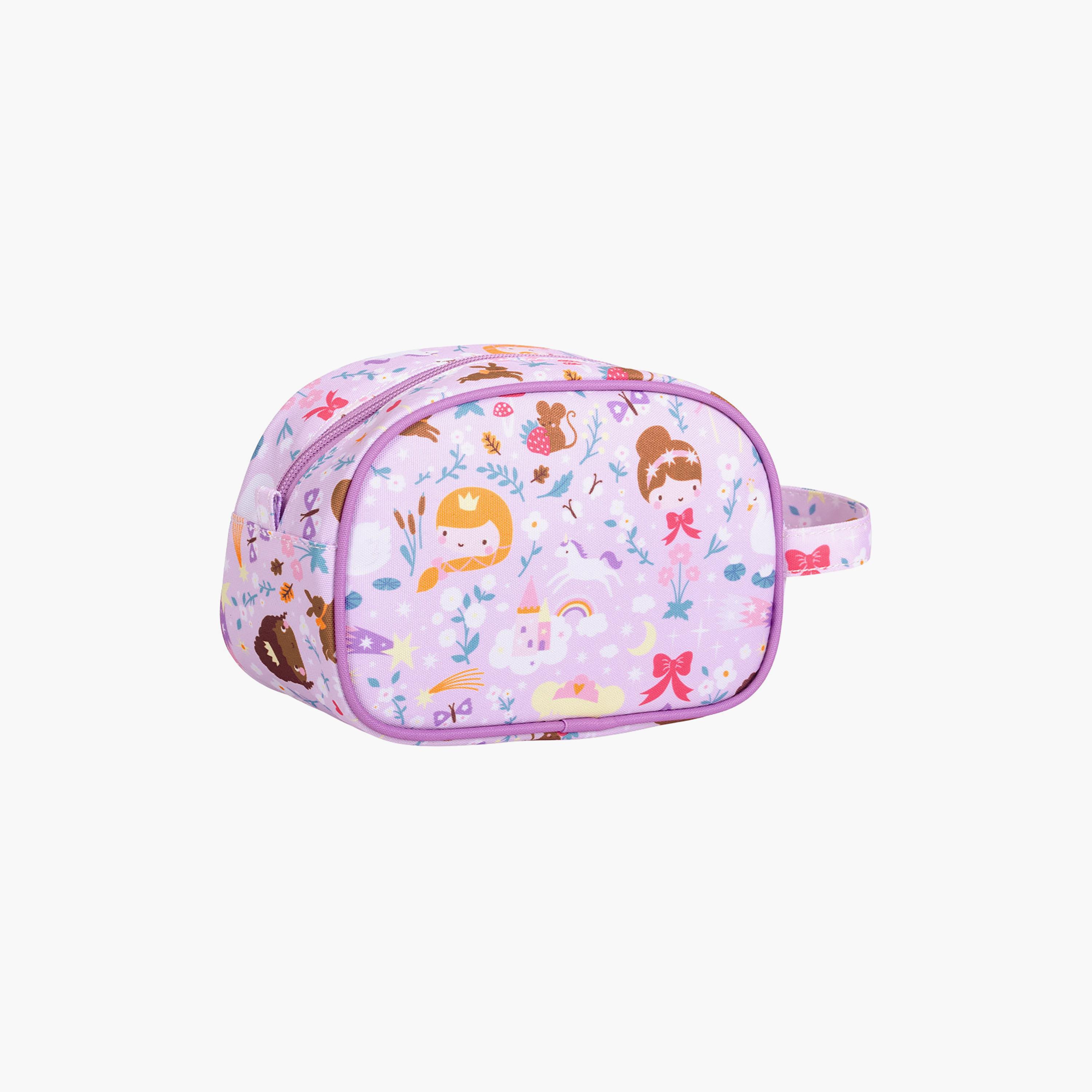 A Little Lovely Company Princesses Toiletry Bag with Strap-girls-accessories-bags-image-3
