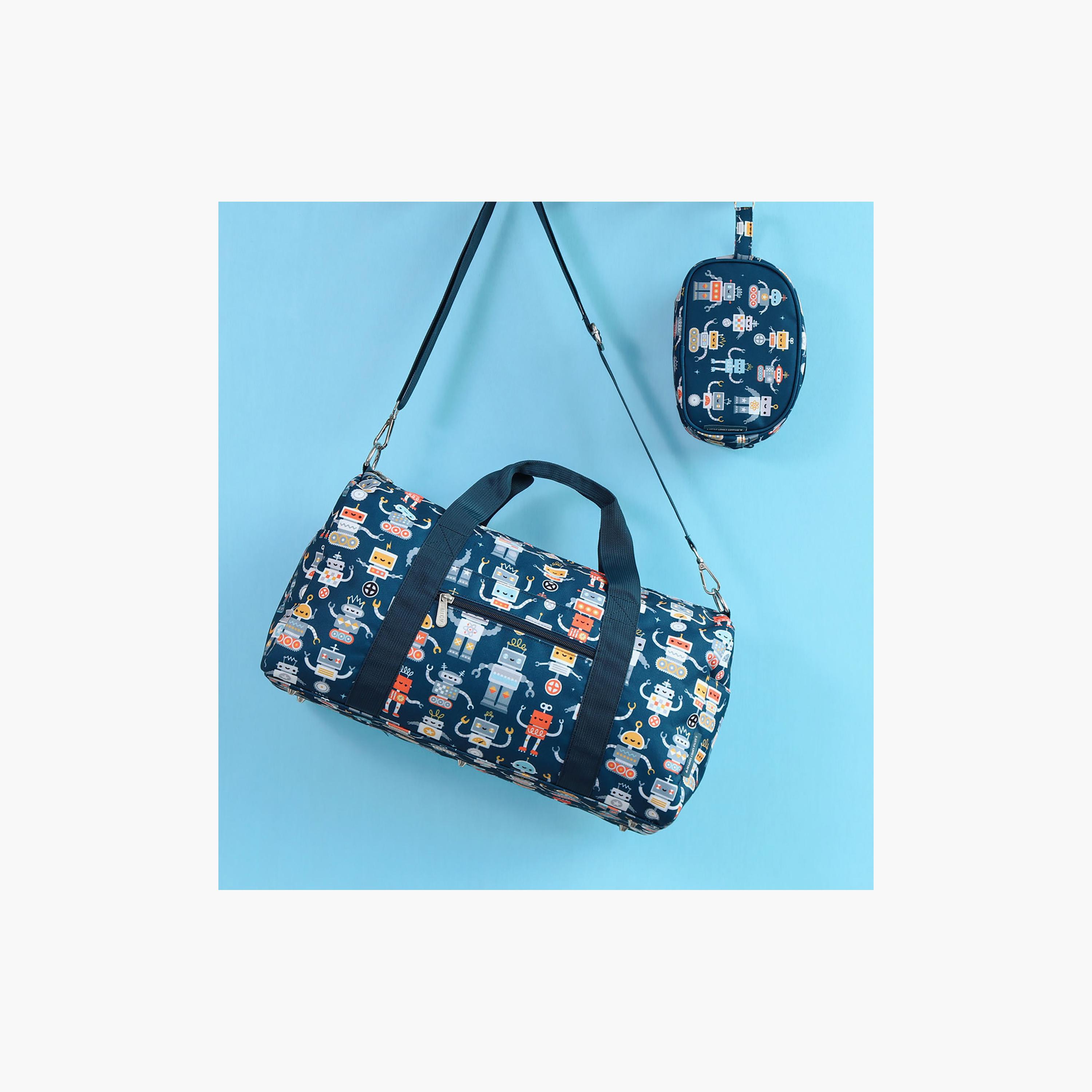 A Little Lovely Company Robots Toiletry Bag with Carry Strap-boys-accessories-bagsandbackpacks-image-6