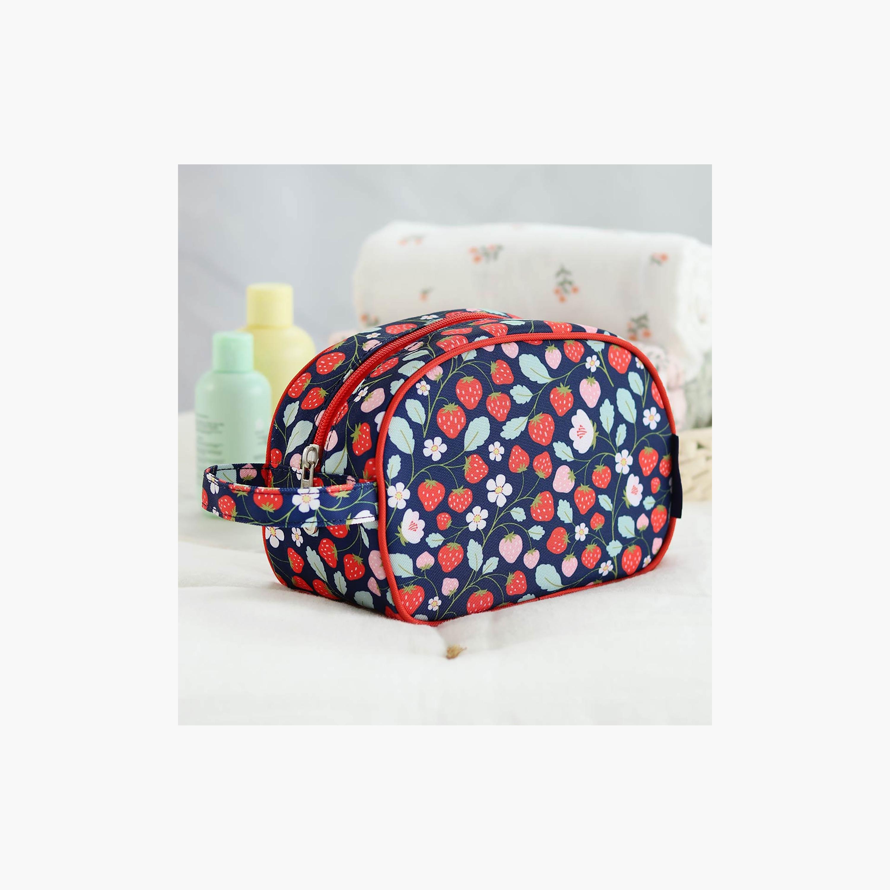حقيبة أدوات تجميل بنقشة الفراولة مع حزام من إيه ليتل لوفلي كومباني-girls-accessories-bags-image-5
