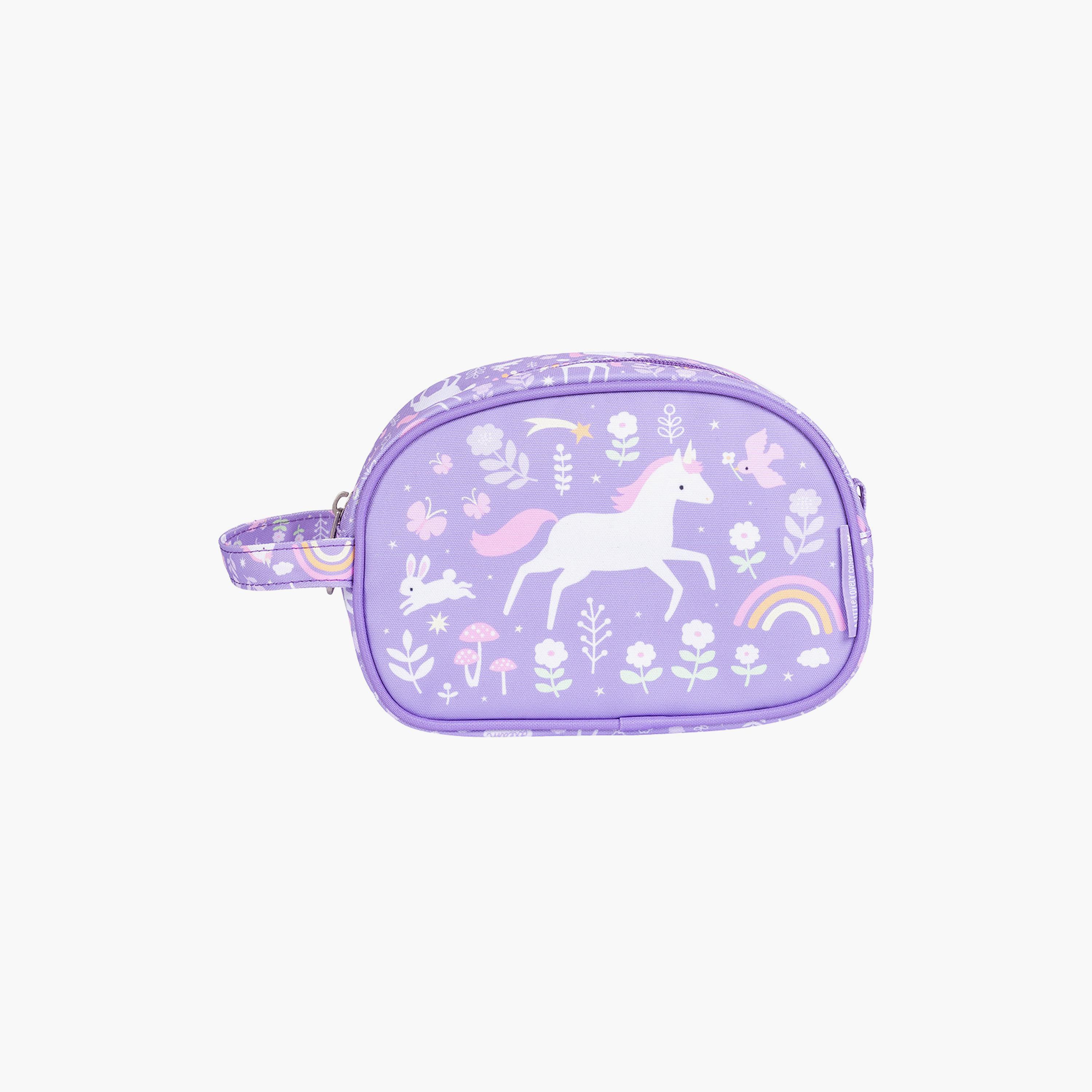 A Little Lovely Company Unicorn Dreams Toiletry Bag with Strap-girls-accessories-bags-image-1