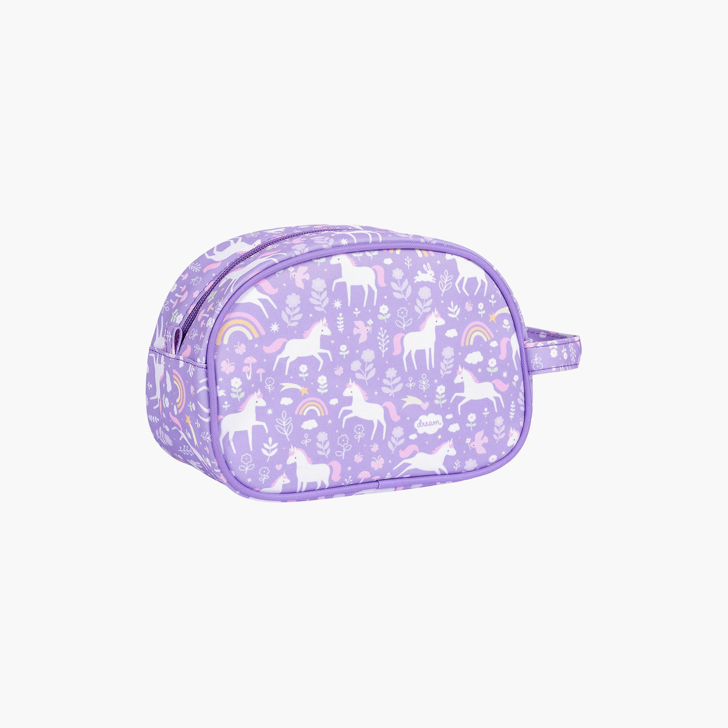 A Little Lovely Company Unicorn Dreams Toiletry Bag with Strap-girls-accessories-bags-image-4