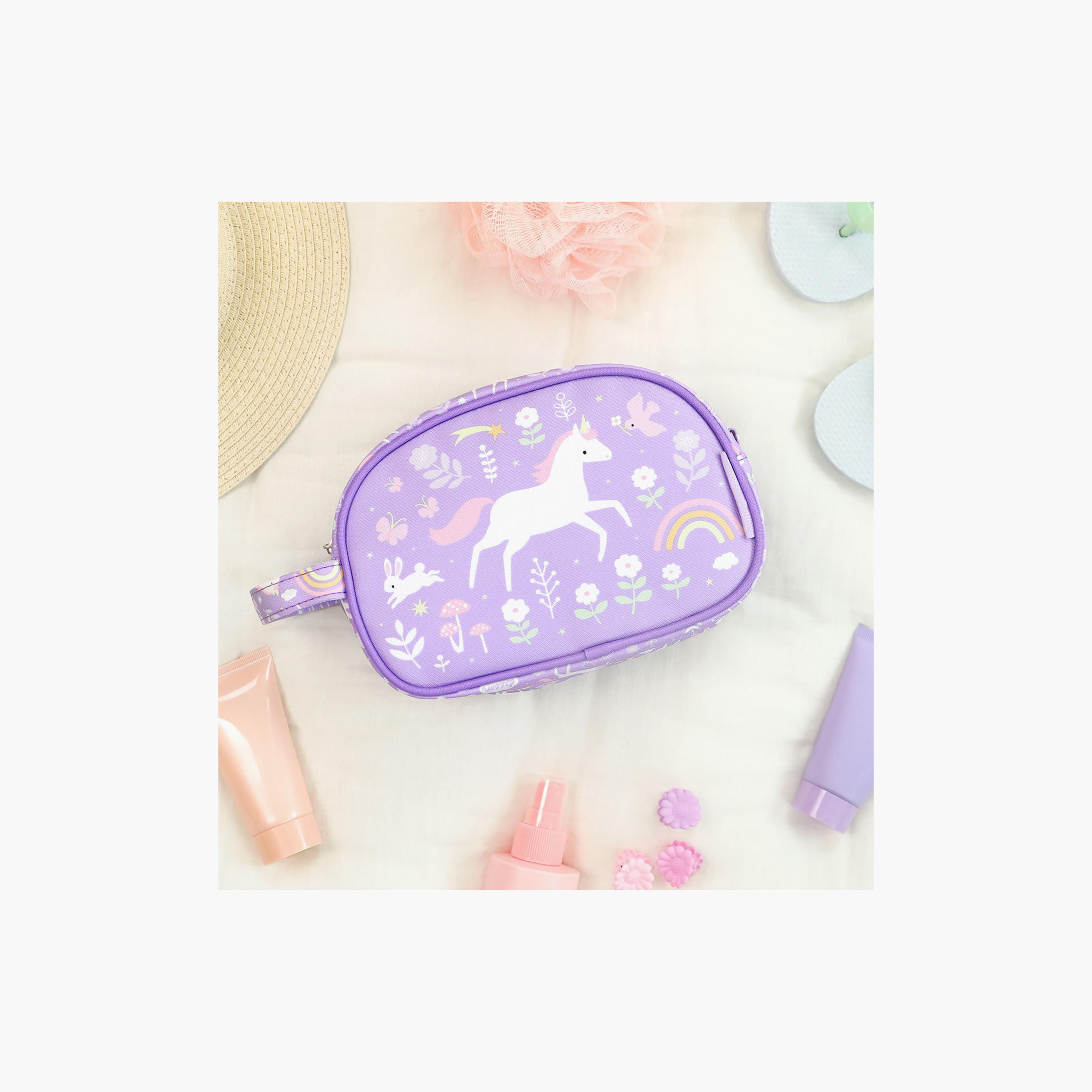 A Little Lovely Company Unicorn Dreams Toiletry Bag with Strap-girls-accessories-bags-image-9