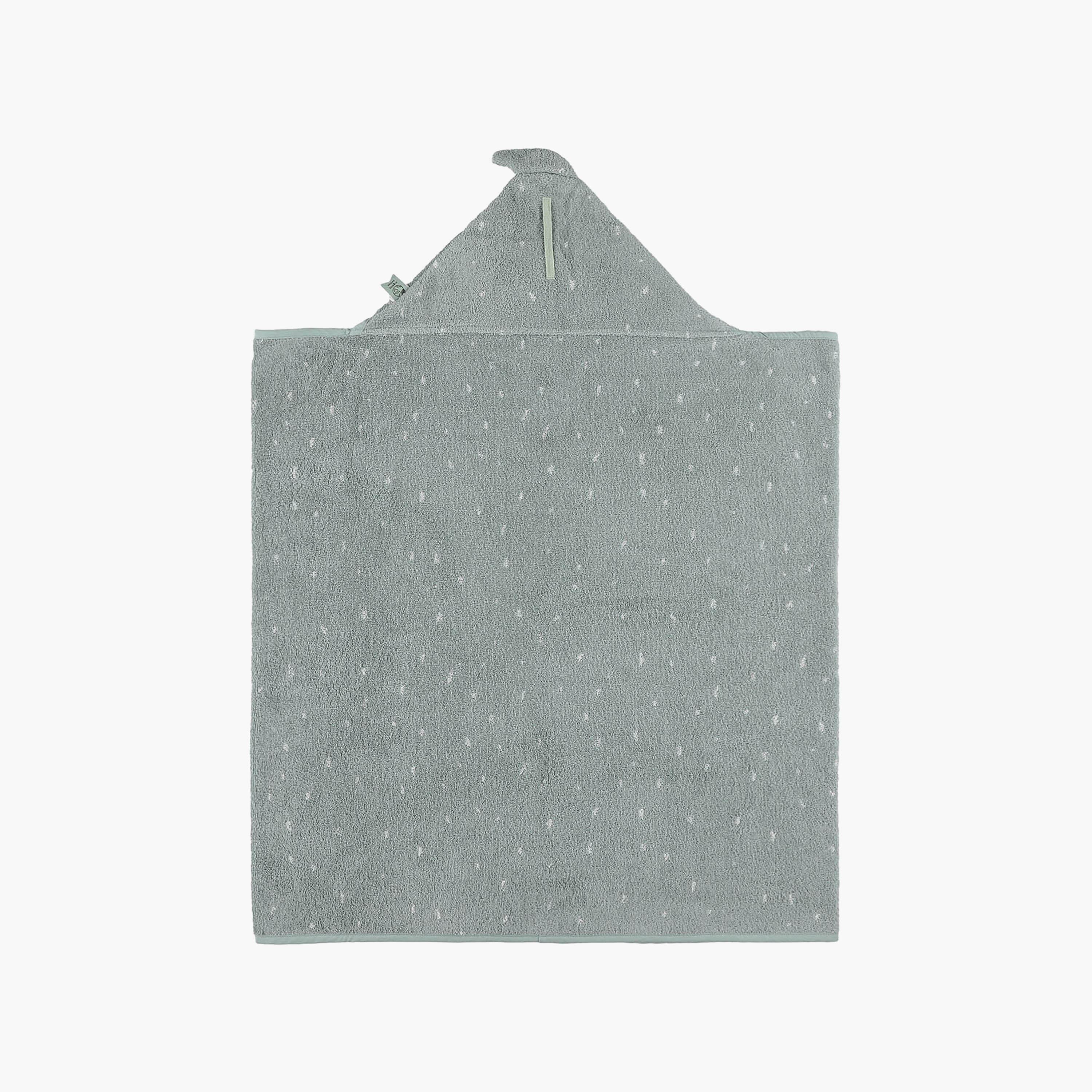 Trixie Mr. Shark Organic Cotton Terry Hooded Towel - 70 x 130 cm-baby-bathandcare-towels-image-2