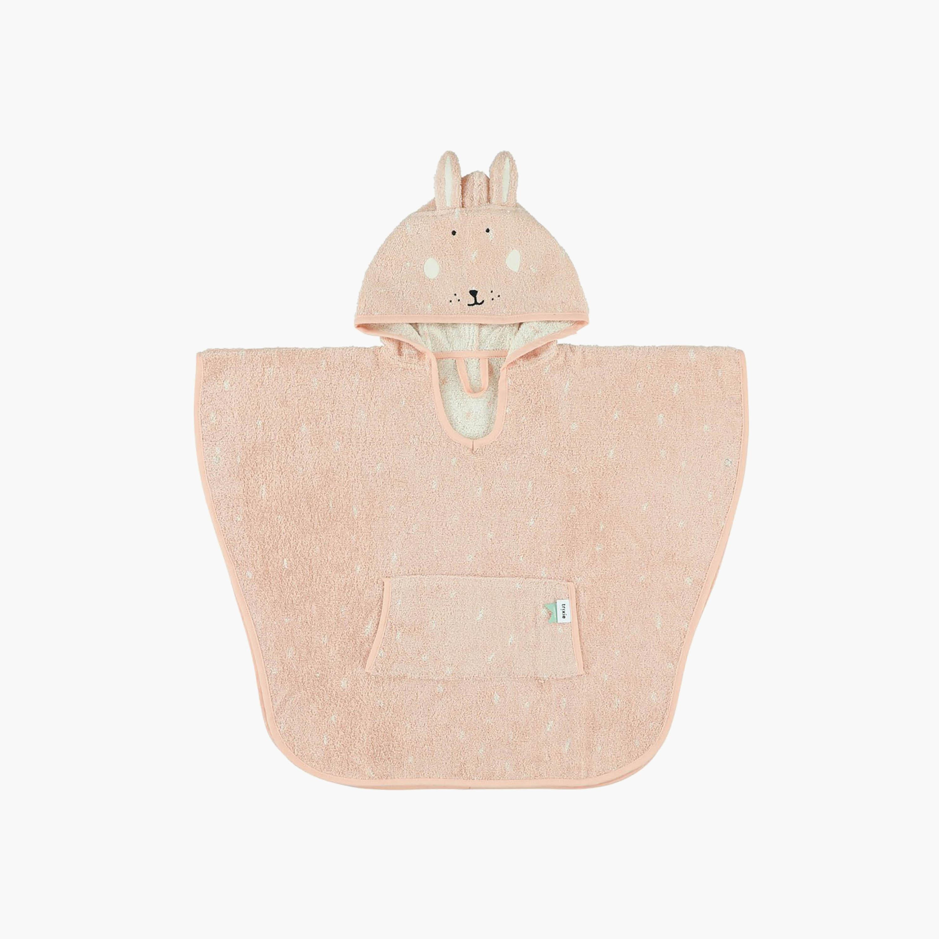 Trixie Mrs. Rabbit Organic Terry Poncho-baby-bathandcare-towels-image-1