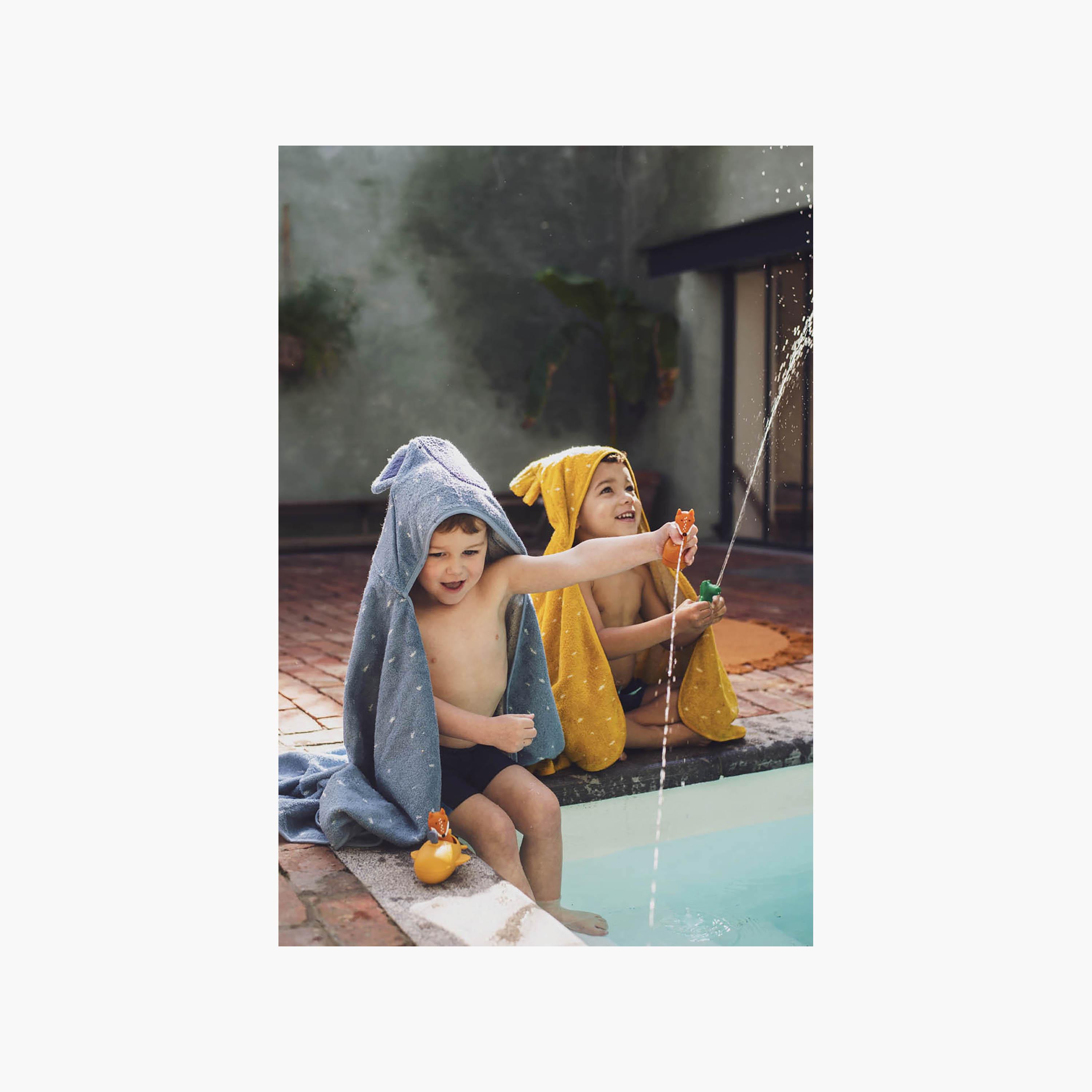 Trixie Mr. Lion Organic Cotton Terry Hooded Towel - 70 x 130 cm-baby-bathandcare-towels-image-6