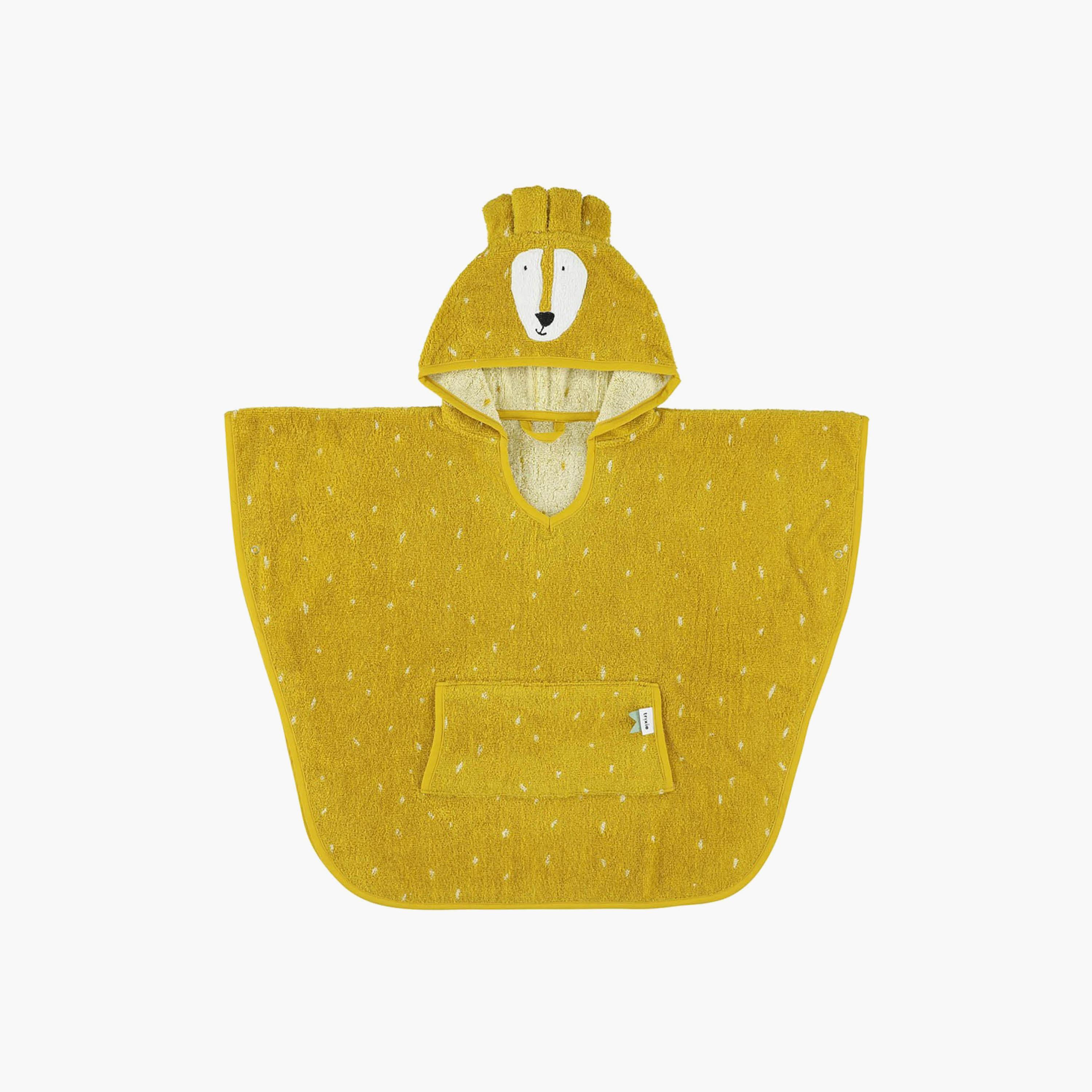 Trixie Mr. Lion Organic Terry Poncho-baby-bathandcare-towels-image-1