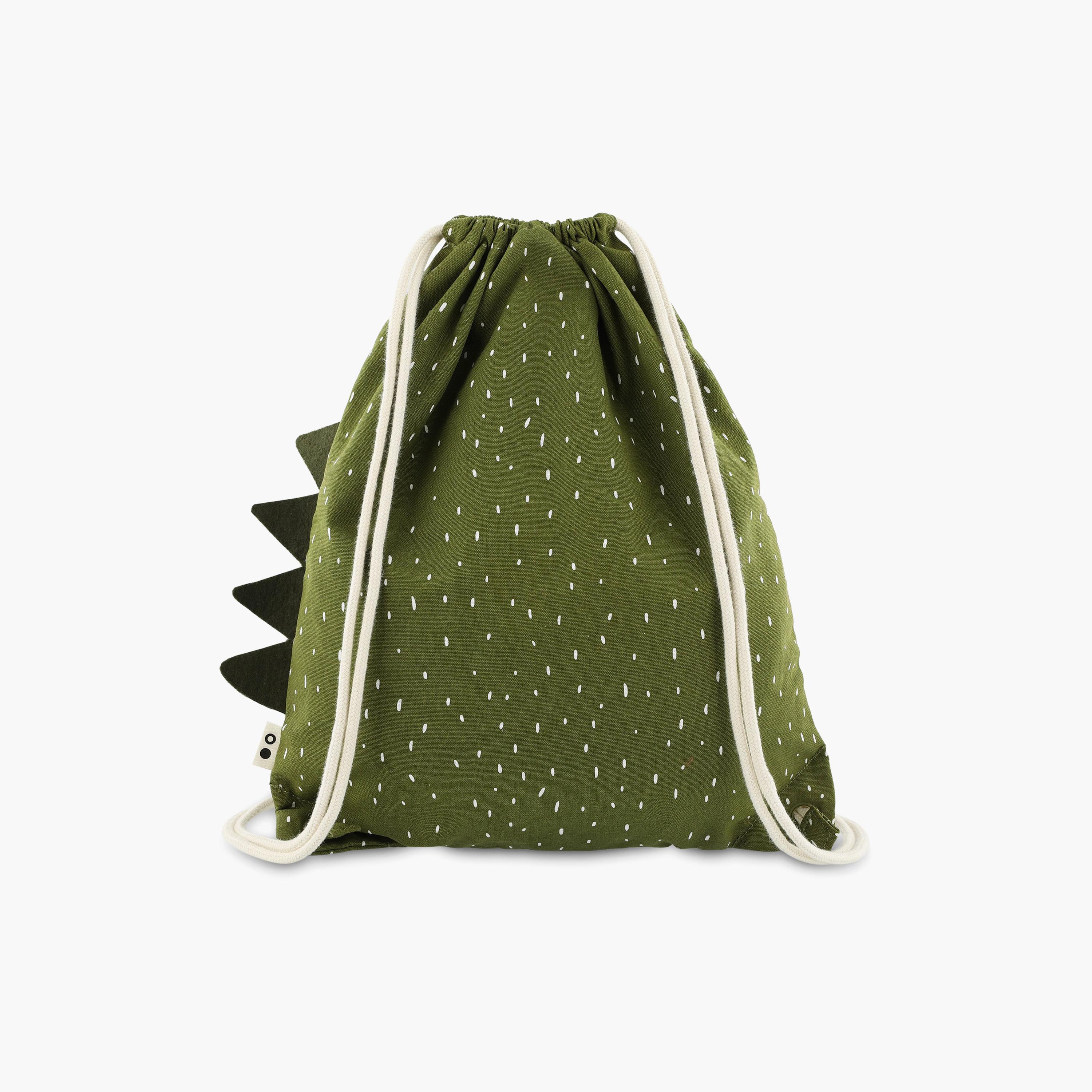 Trixie Mr. Dino Drawstring Bag for Boys 3-5 Yrs with Inside Pocket - 15.7 Inch-school-bagsandbackpacks-backpacks-image-2