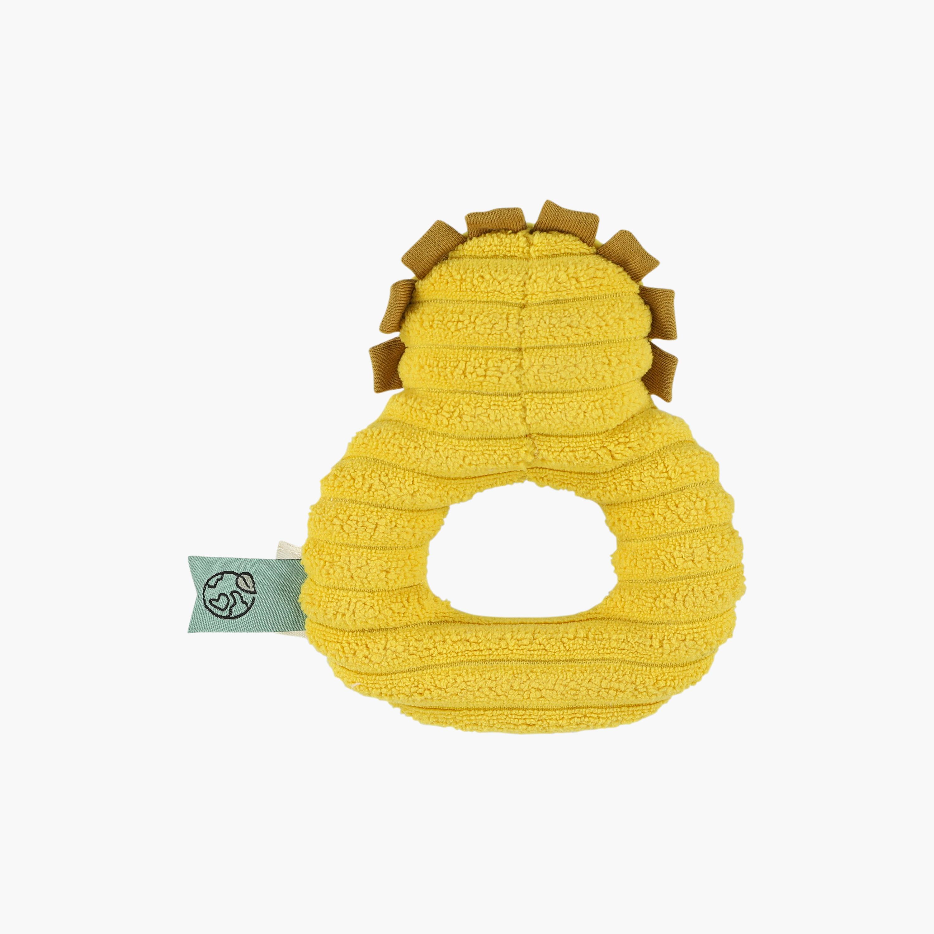 Trixie Mr. Lion Organic Cotton Ring Rattle Toy-toys-babyandtoddlertoys-rattlesandteethers-image-2