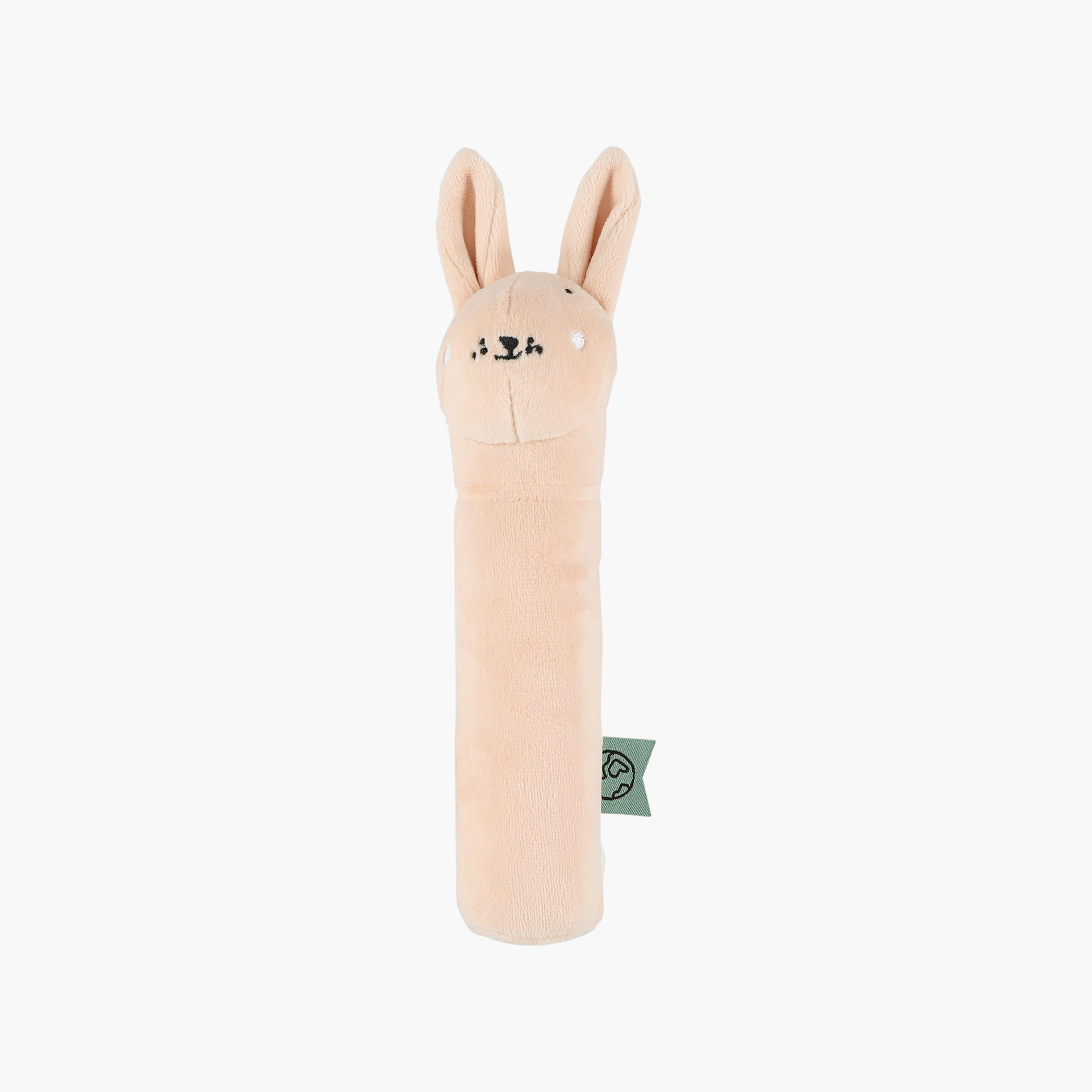 لعبة خشخيشة ناعمة مع زمارة برسومات مسز رابيت من تريكسي-toys-babyandtoddlertoys-rattlesandteethers-image-1