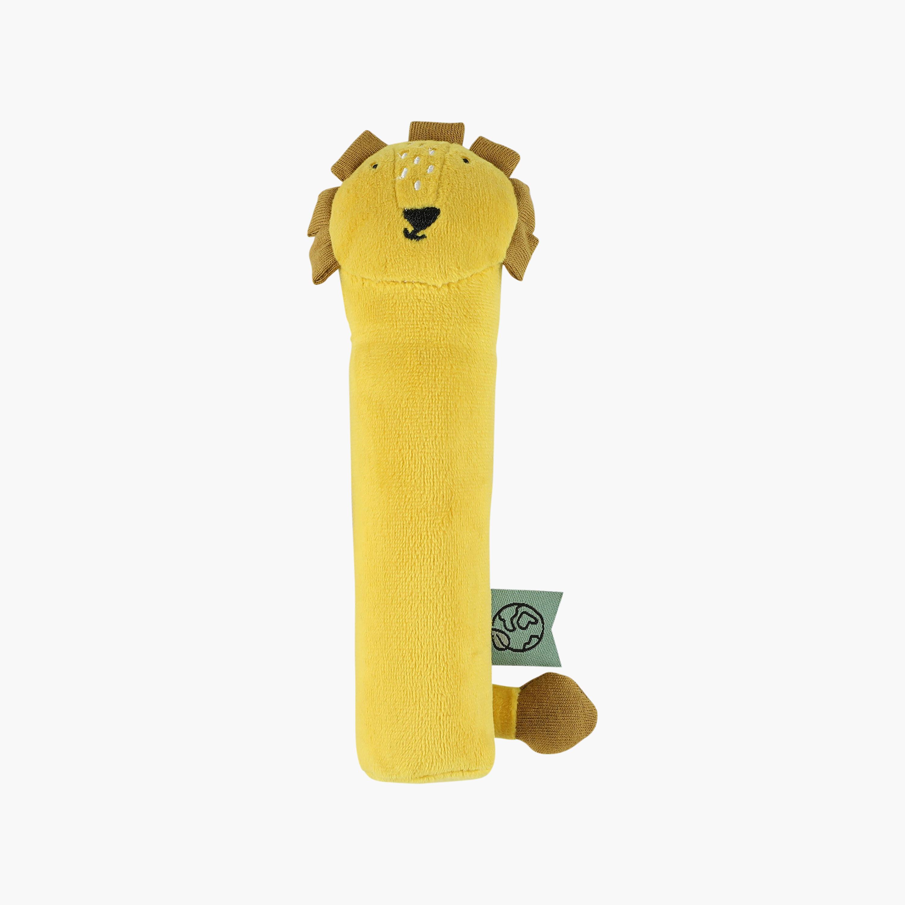 لعبة خشخيشة ناعمة مع زمارة برسومات مستر لاين من تريكسي-toys-babyandtoddlertoys-rattlesandteethers-image-1