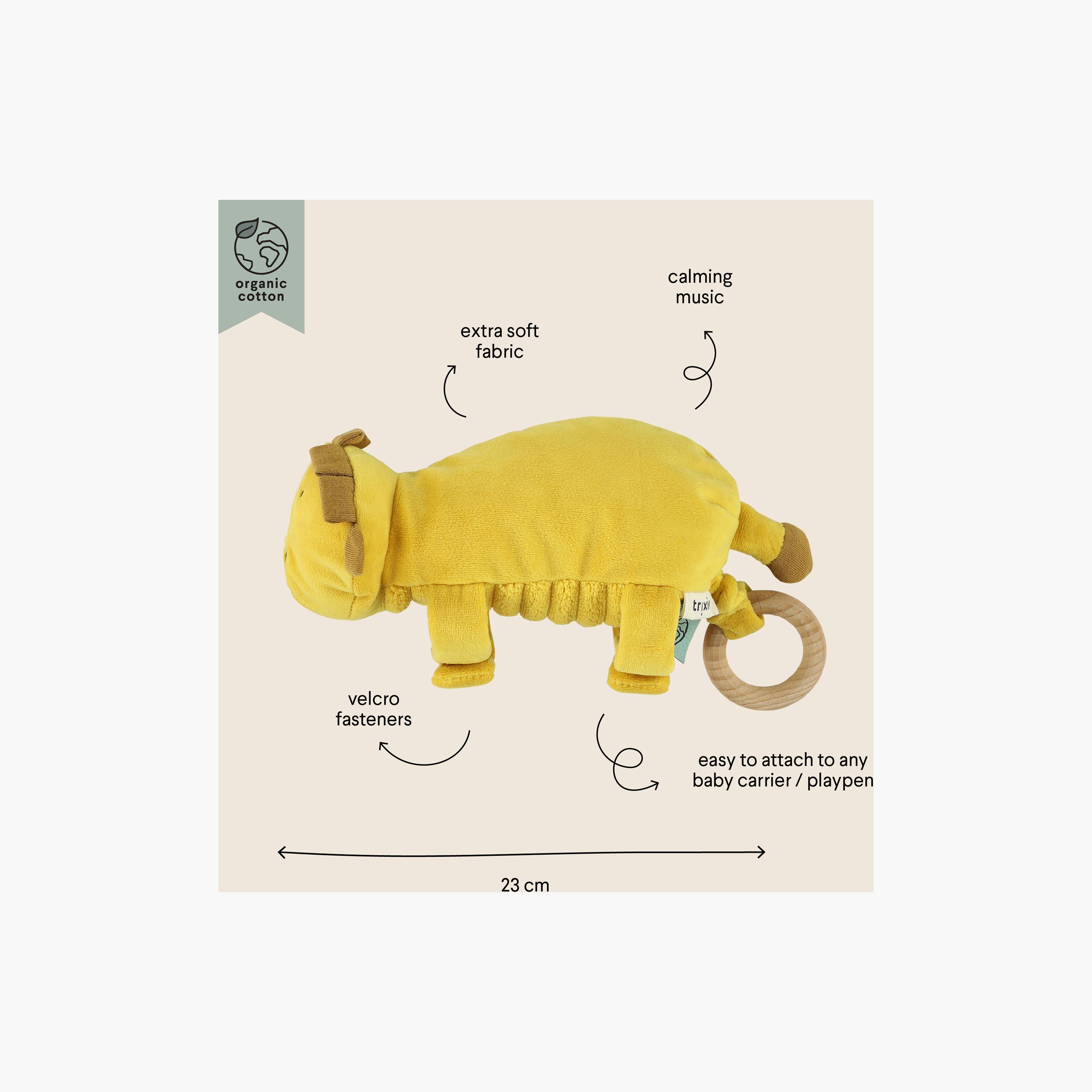 لعبة موسيقية قطن عضوي برسومات مستر لاين من تريكسي-toys-babyandtoddlertoys-lightsandmusicaltoys-image-3