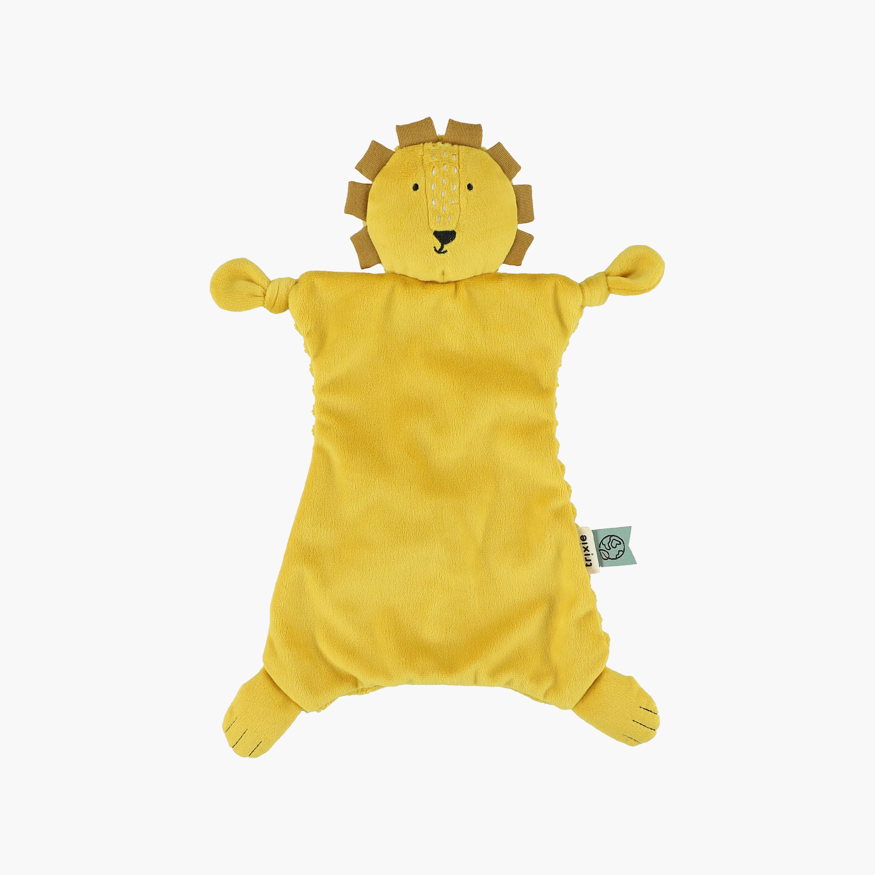 دمية بطانية تعزية للرضع قطن عضوي برسومات مستر لاين للأعمار من 0 شهر فما فوق من تريكسي-baby-nursery-babybedding-image-1