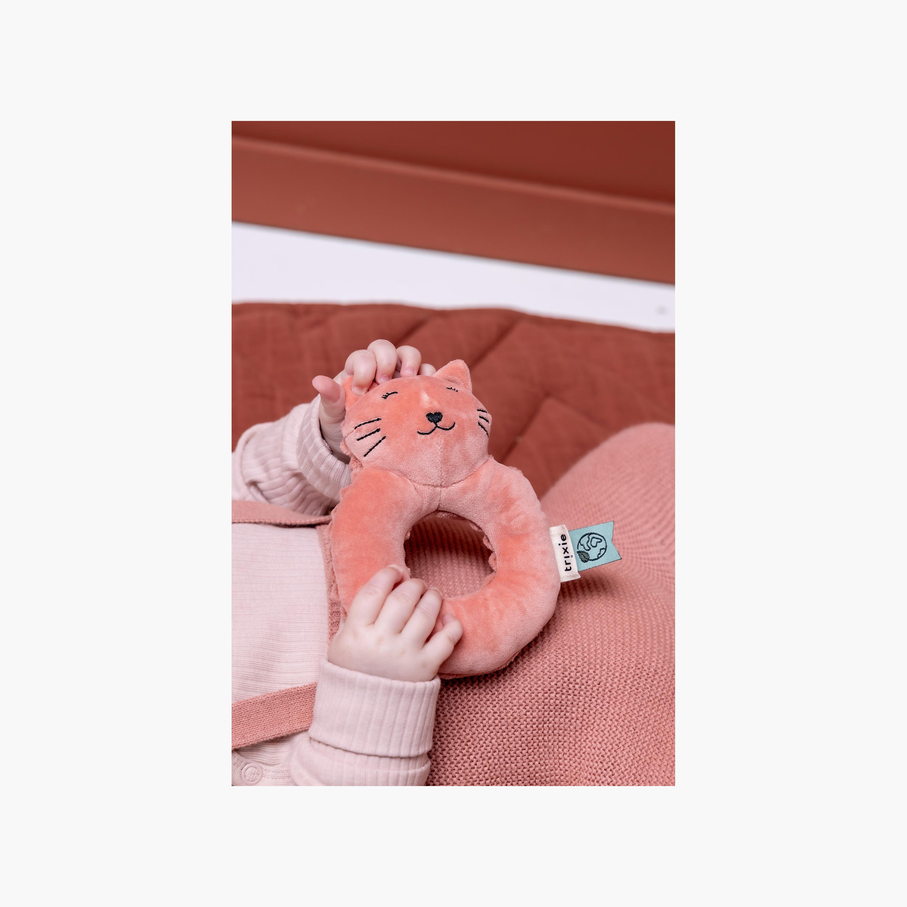 Trixie Mr. Cat Organic Cotton Ring Rattle Toy-toys-babyandtoddlertoys-rattlesandteethers-image-3