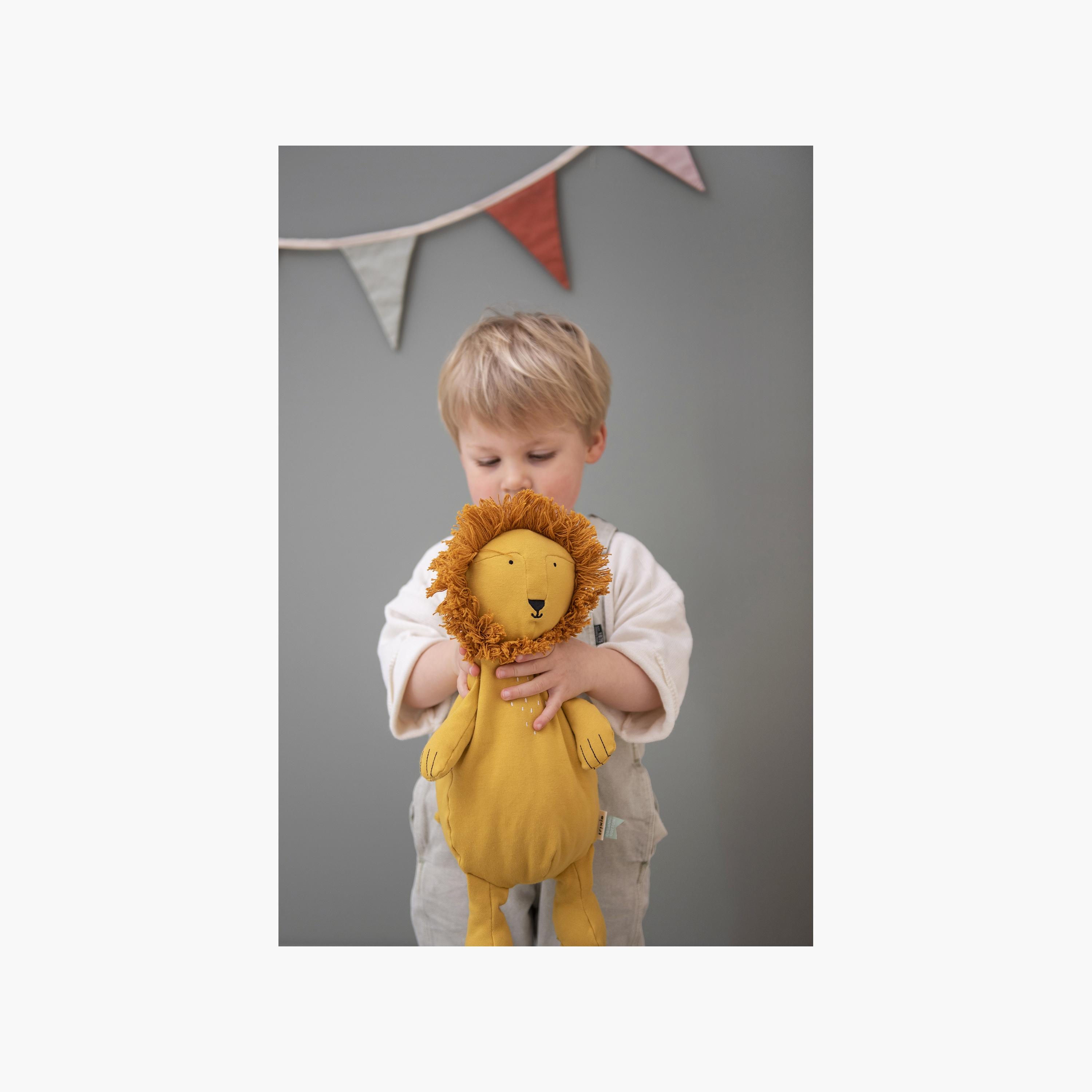 لعبة محشوة ناعمة برسومات مستر لاين من تريكسي - 38 سم-toys-plushsofttoys-image-5