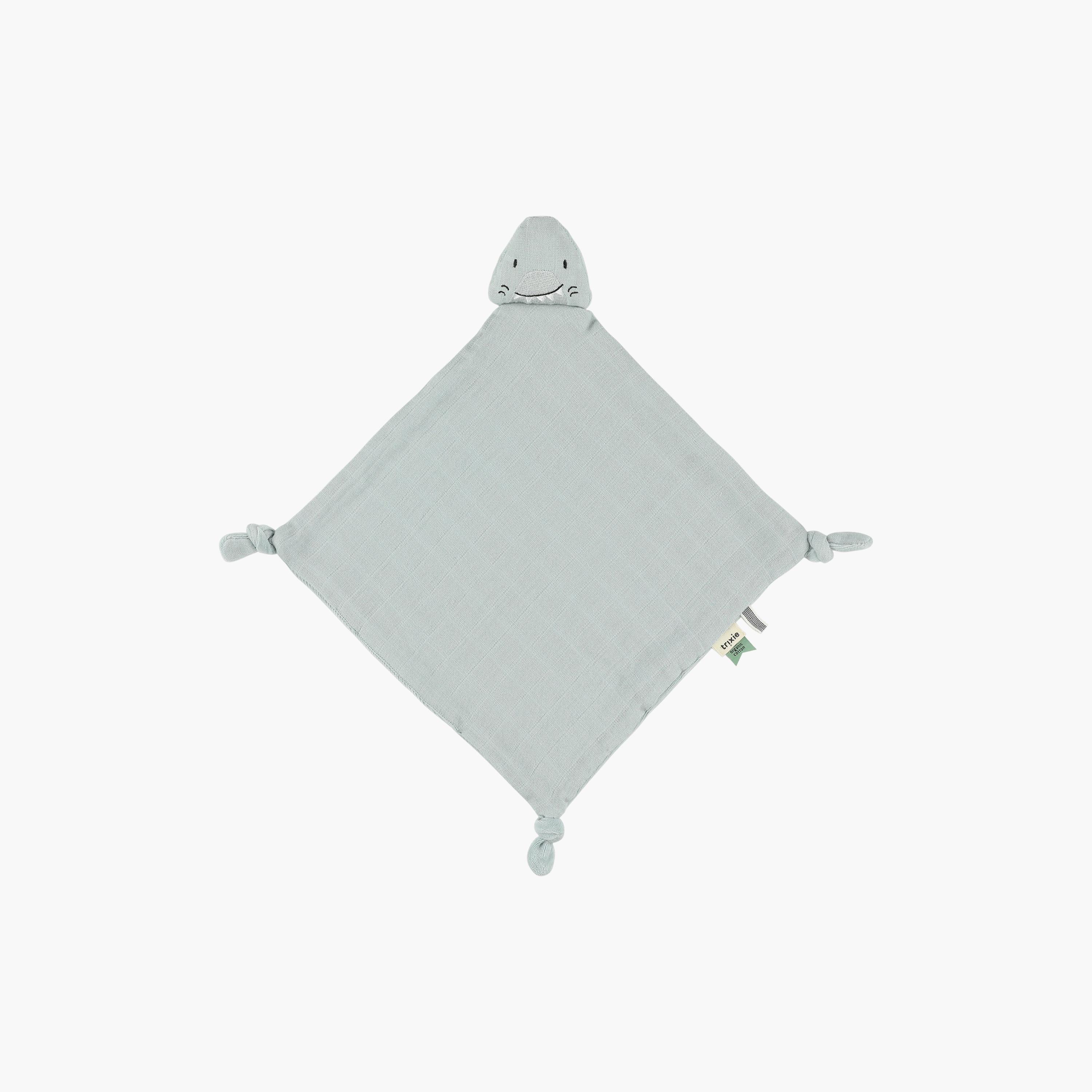 دمية بطانية تعزية ناعمة للرضع قطن عضوي برسومات مستر شارك من تريكسي-baby-nursery-babybedding-image-1