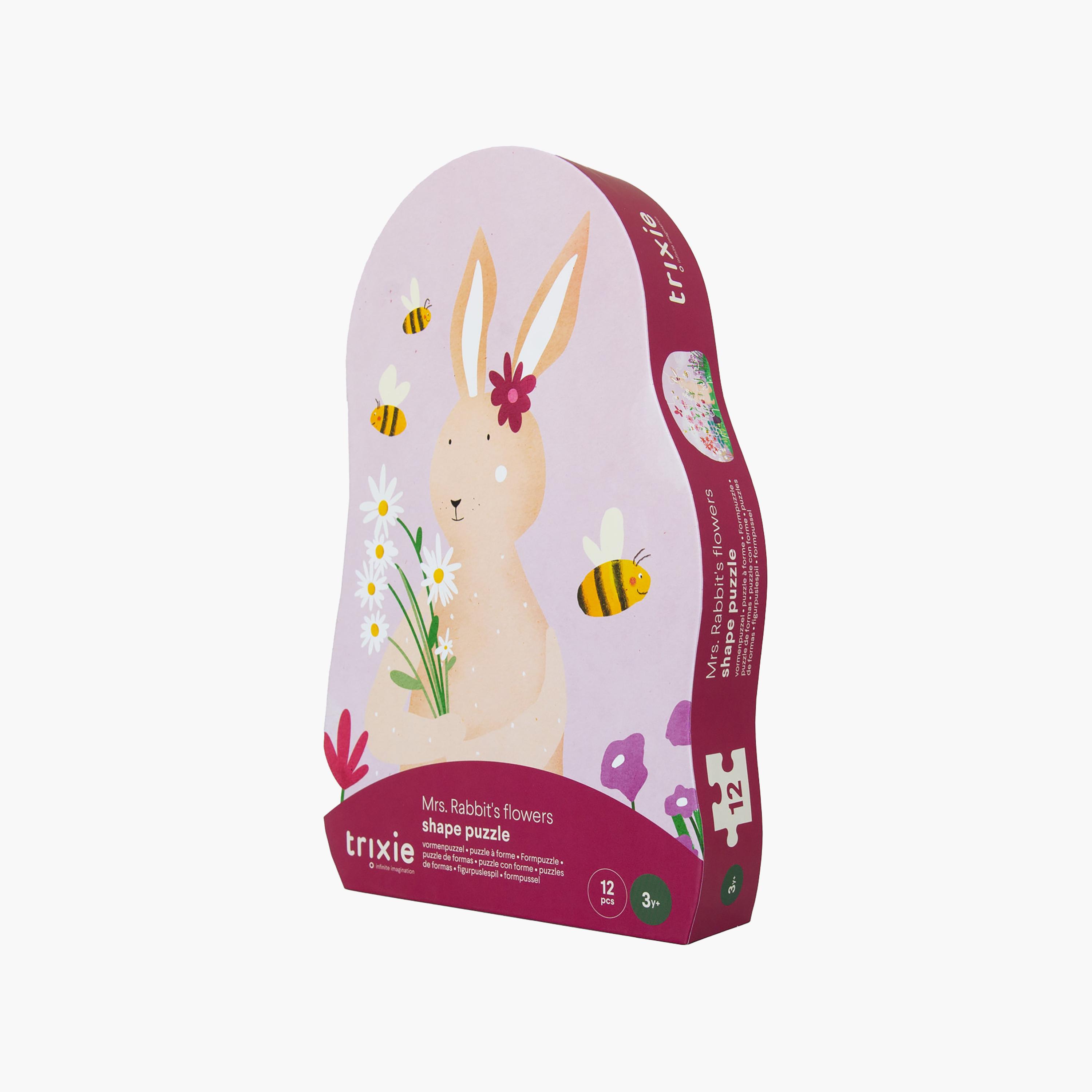 Trixie Mrs. Rabbit's Flowers Shape Puzzle-toys-indoortoys-puzzles-image-2
