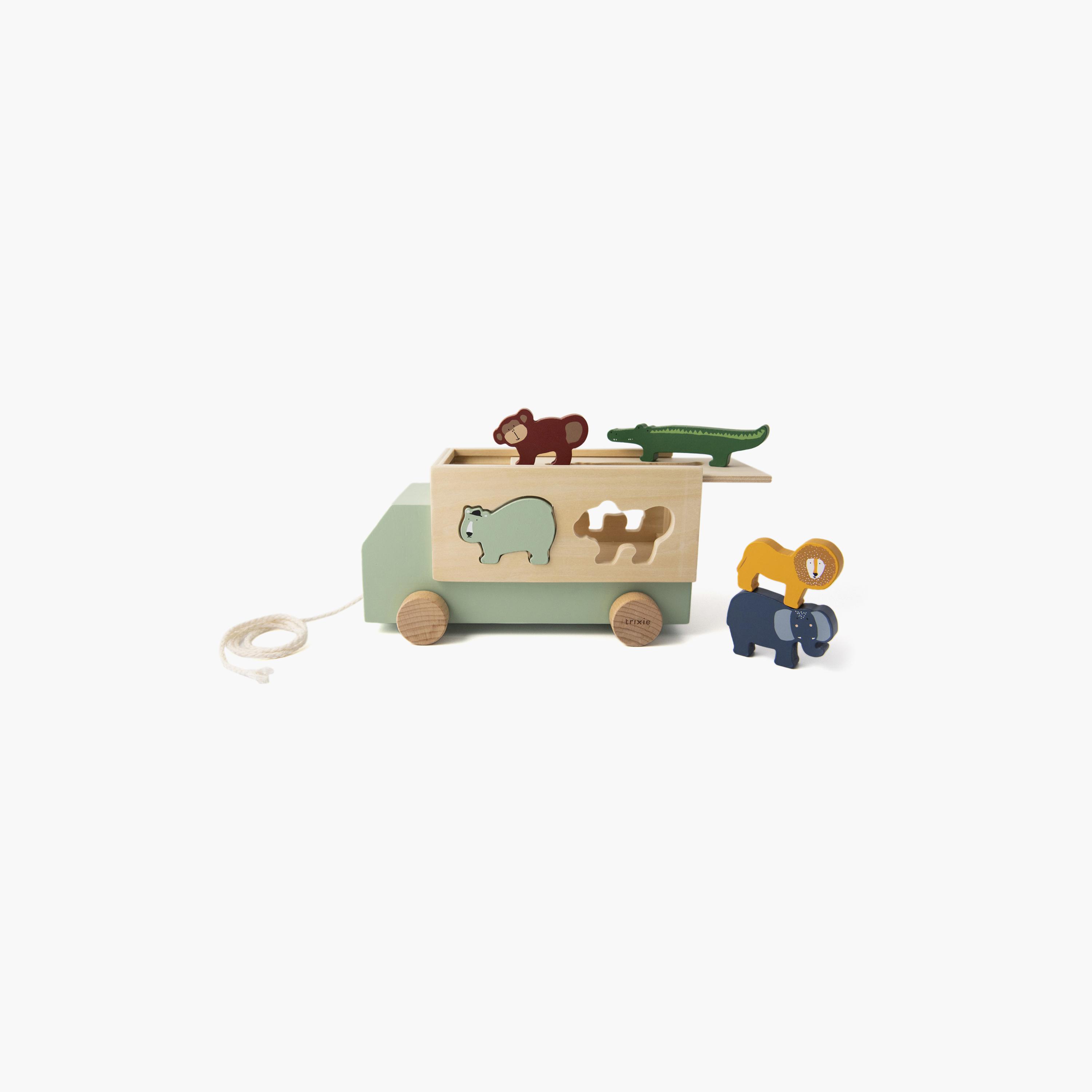 Trixie Wooden Animal Truck Set-toys-babyandtoddlertoys-learningtoys-image-2