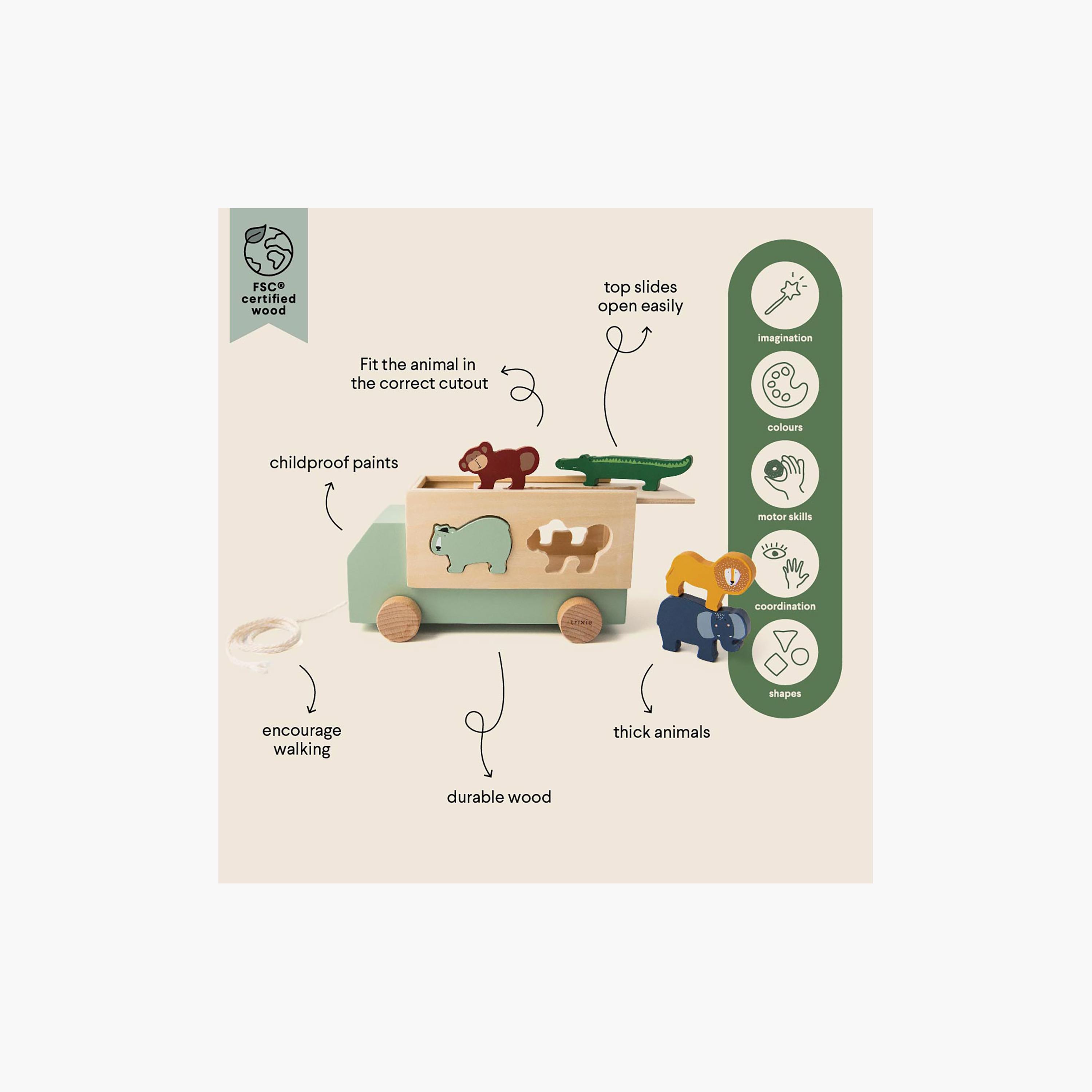 Trixie Wooden Animal Truck Set-toys-babyandtoddlertoys-learningtoys-image-3