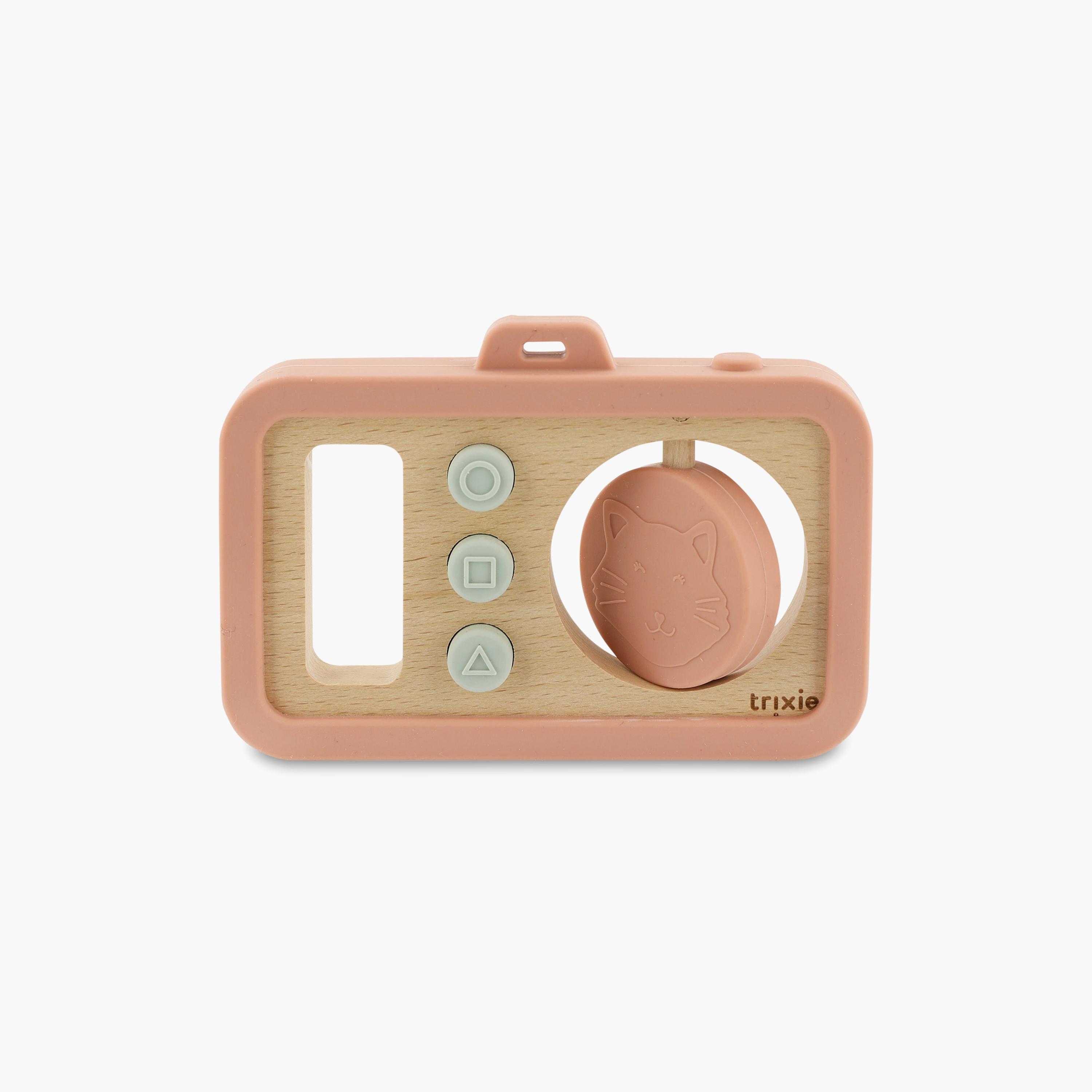 Trixie Mrs. Cat Wooden Silicone Baby Camera-toys-babyandtoddlertoys-learningtoys-image-1