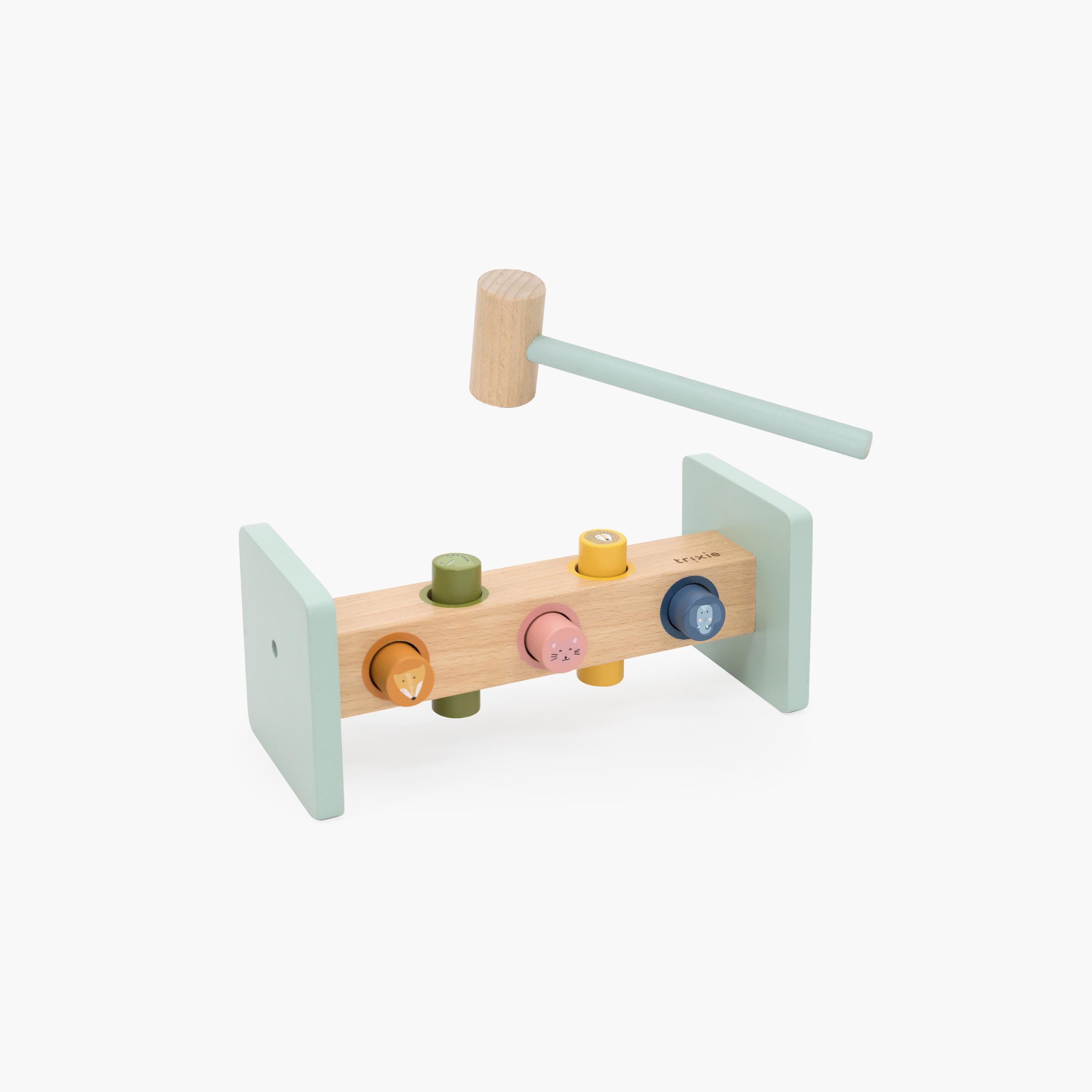 Trixie Wooden Hammer Bench Set-toys-babyandtoddlertoys-learningtoys-image-2
