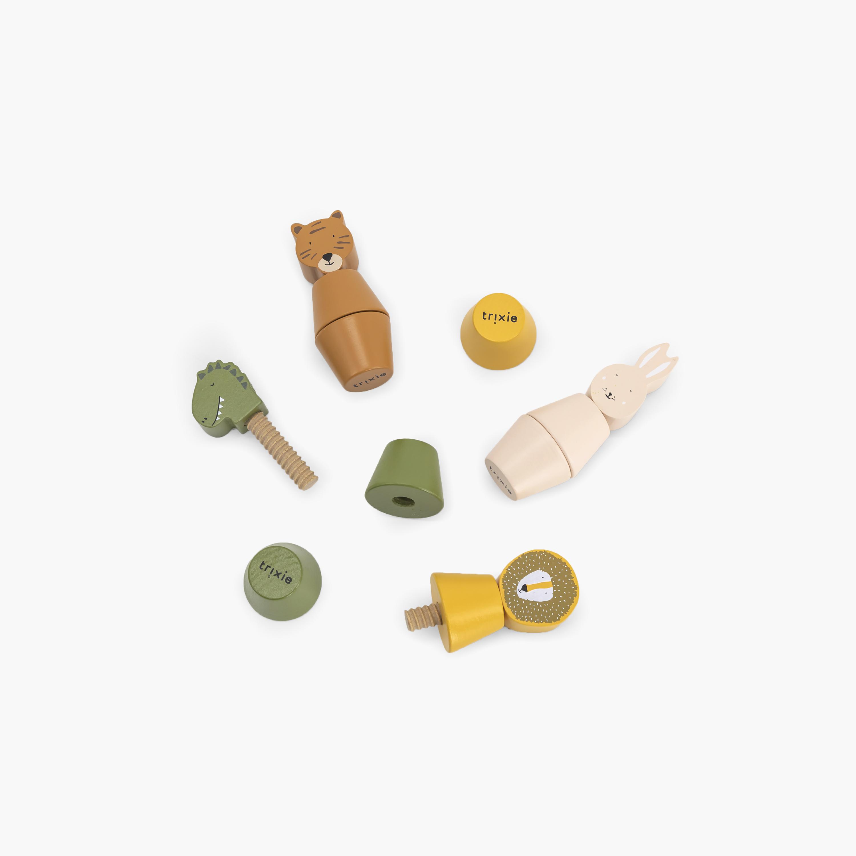 لعبة الحيوانات الخشبية الدوارة من تريكسي-toys-babyandtoddlertoys-learningtoys-image-1