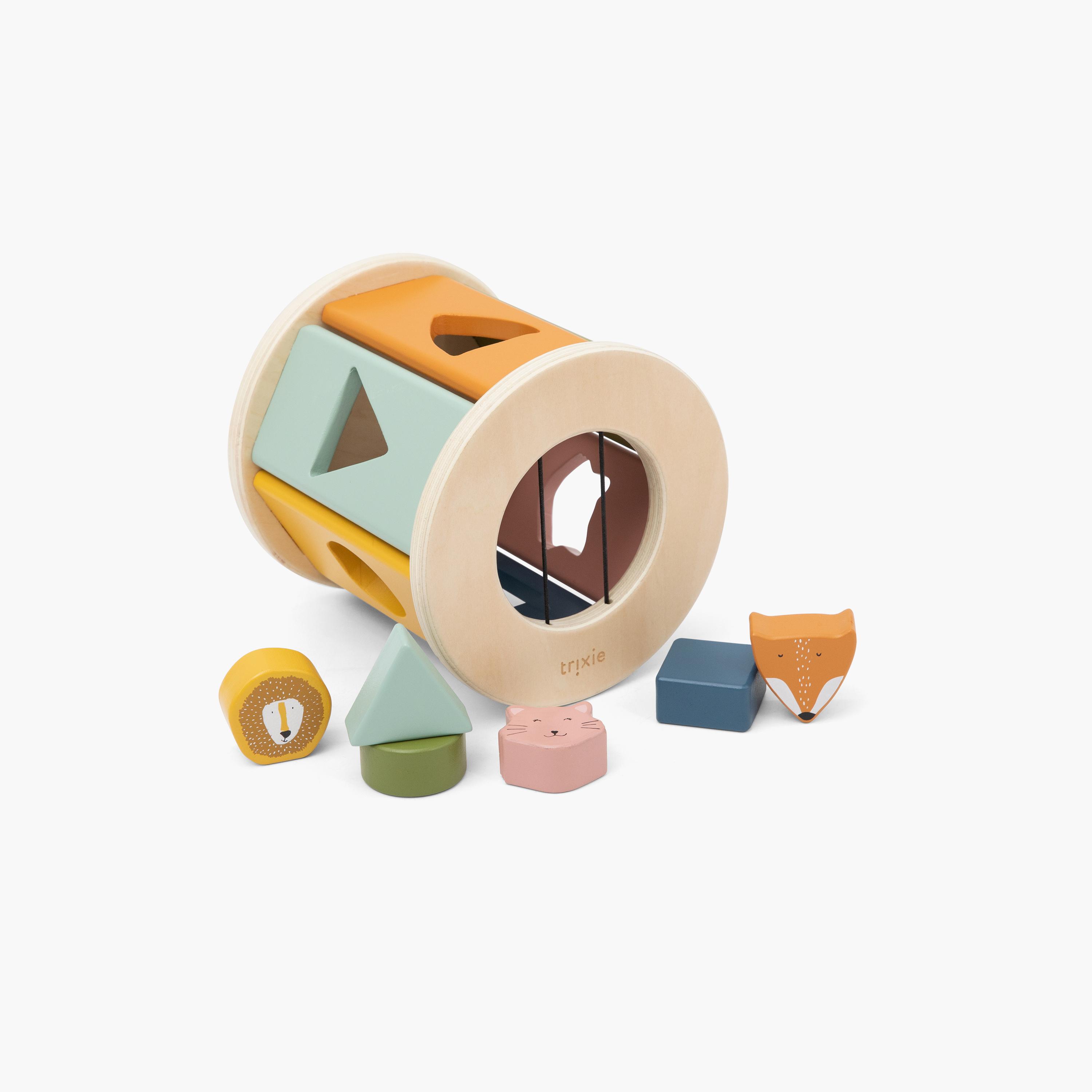 Trixie Wooden Rolling Shape Sorter with Blocks-toys-buildingblocks-blocks-image-2