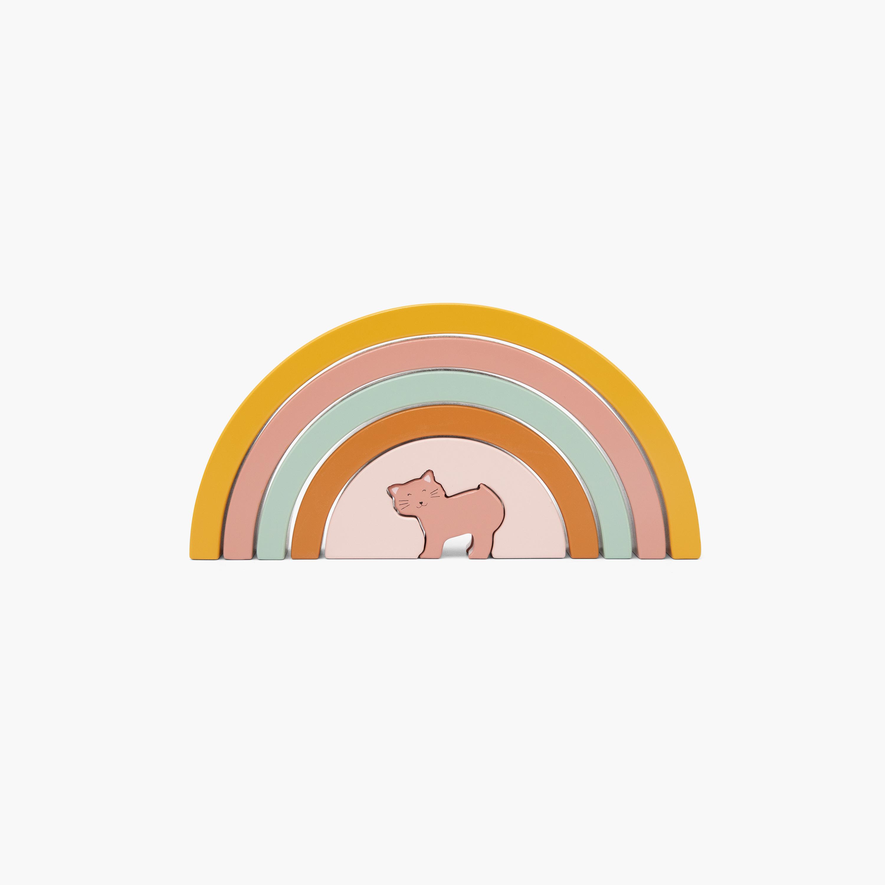 لعبة تكديس قوس قزح خشبية برسومات مسز كات من تريكسي-toys-babyandtoddlertoys-stackingandnestingtoys-image-3