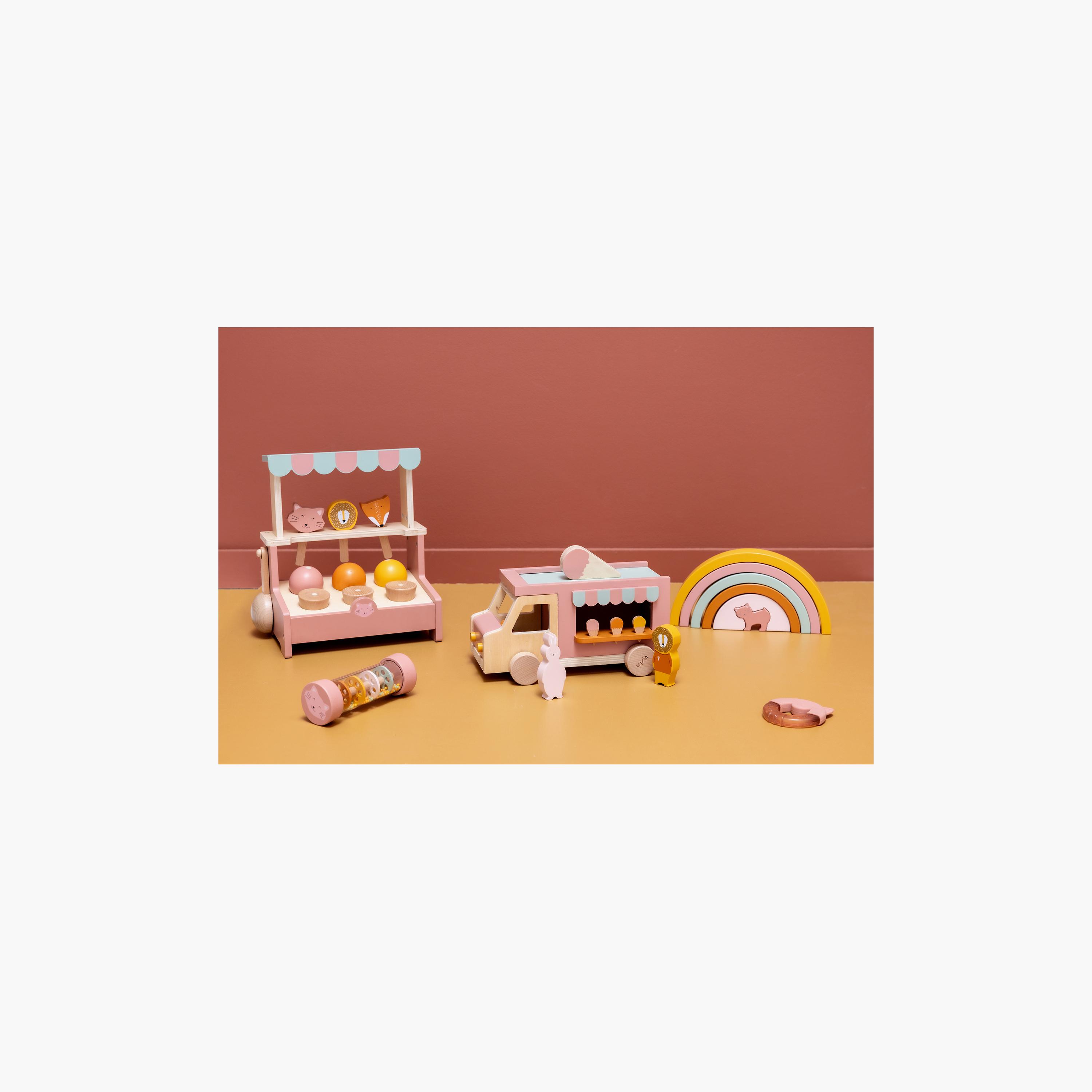 لعبة تكديس قوس قزح خشبية برسومات مسز كات من تريكسي-toys-babyandtoddlertoys-stackingandnestingtoys-image-5