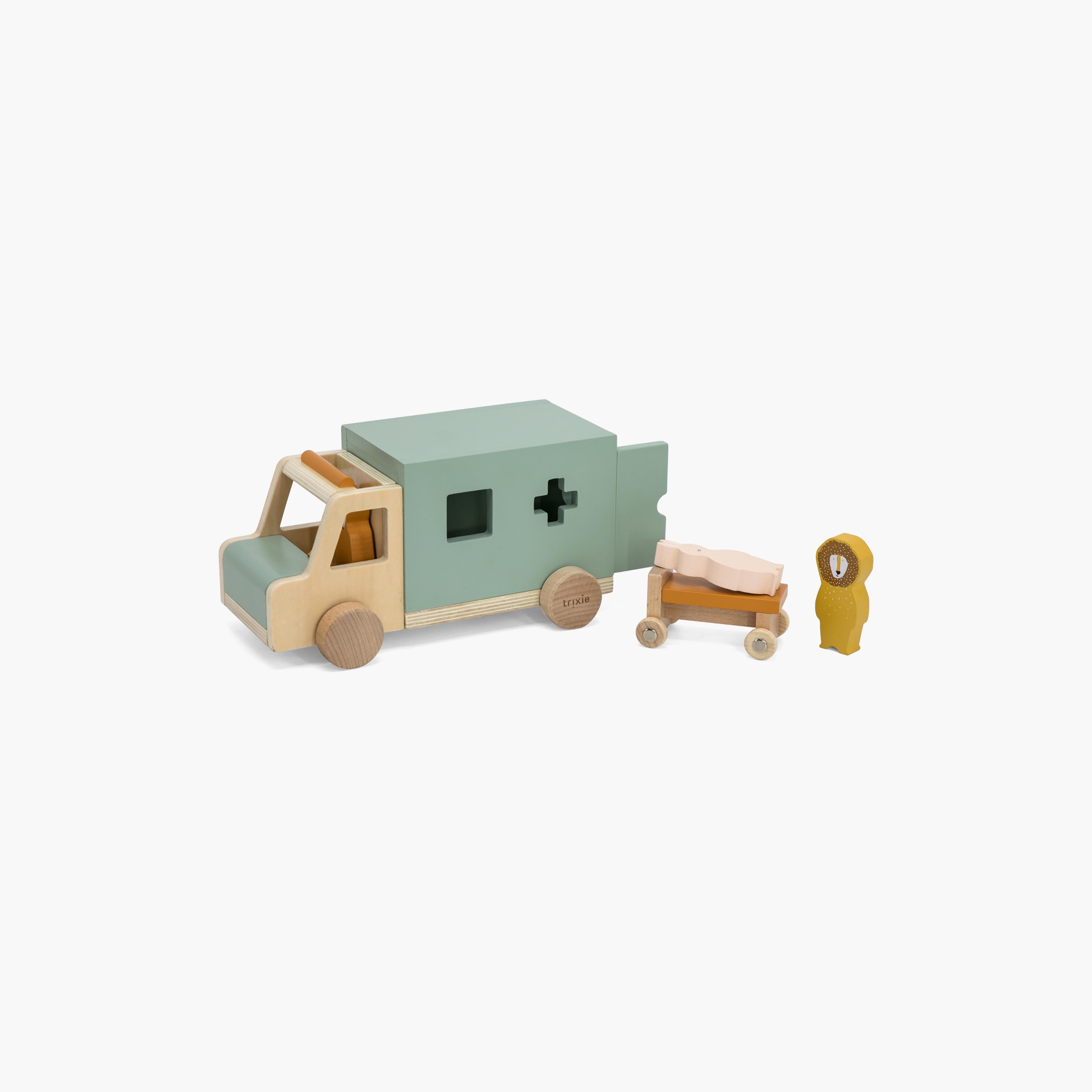 Trixie Wooden Animal Ambulance-toys-babyandtoddlertoys-learningtoys-image-2