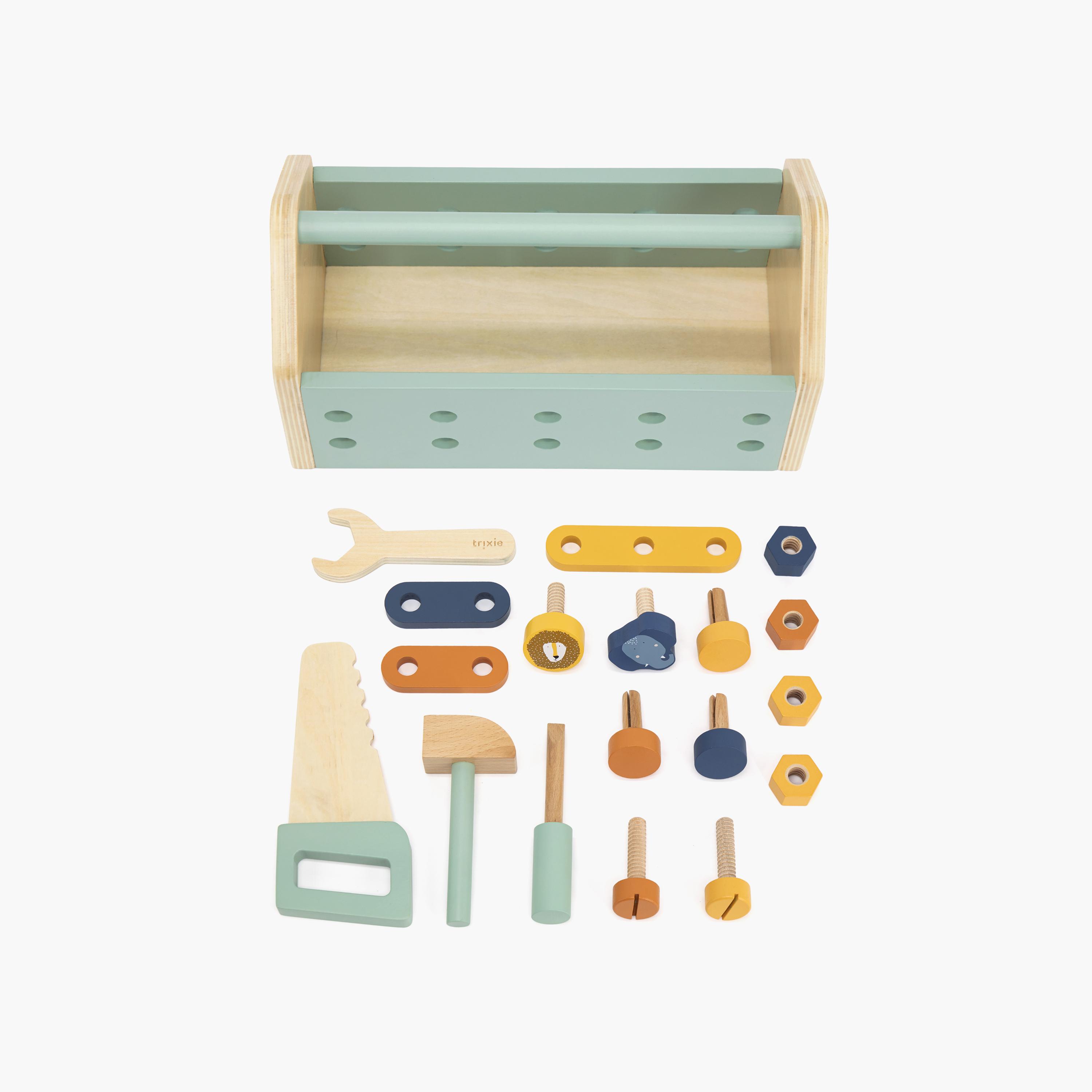 مجموعة صندوق أدوات خشبية لعبة من تريكسي-toys-roleplay-toolsandconstructionsets-image-1